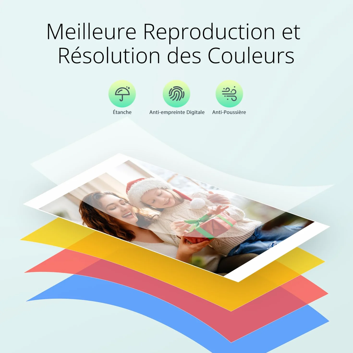 YOTON Imprimante Photo Instantané 54 Feuilles 4x6 Wi-Fi iOS Android