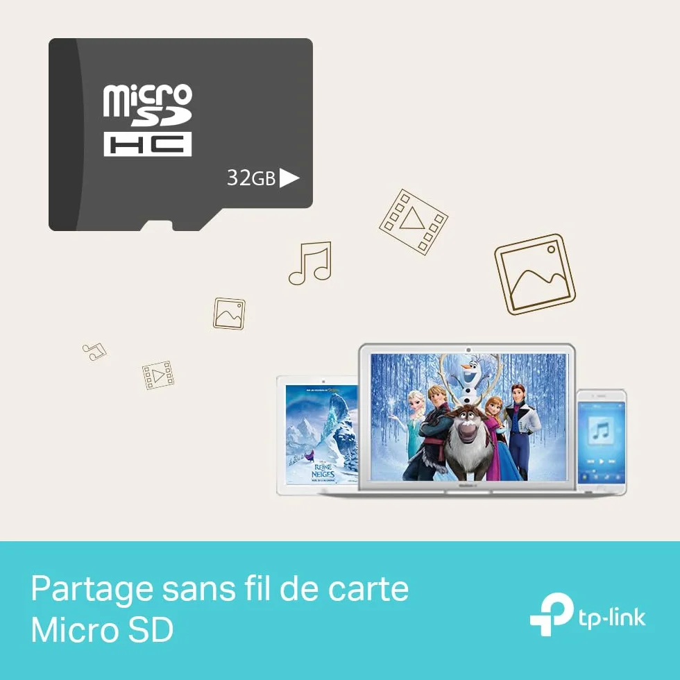 TP-Link M7350 Routeur 4G Modem 150Mbps Hotspot Batterie 2000mAh Déverrouillé