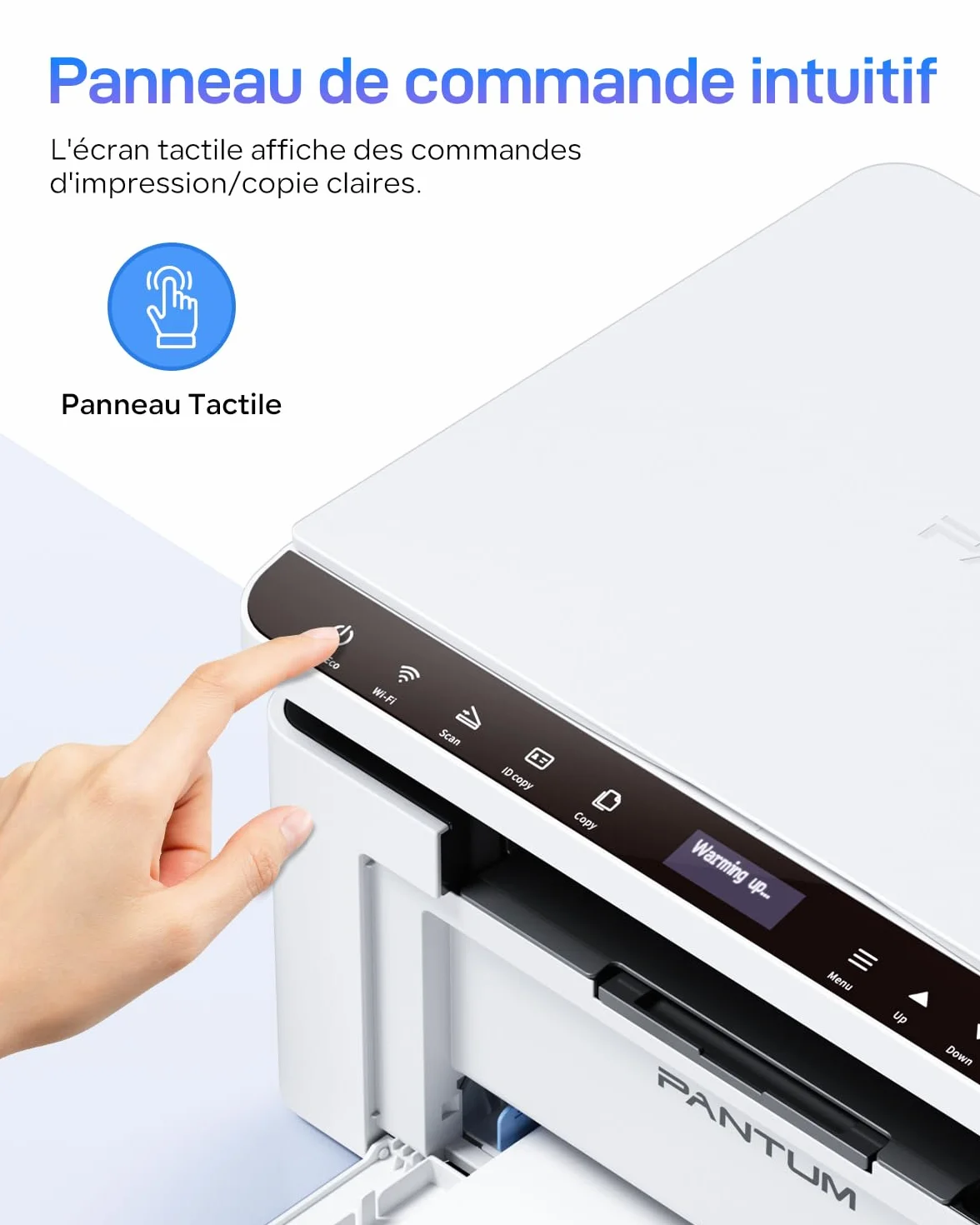PANTUM BM2309W imprimante Laser Multifonction Noir et Blanc WiFi directe