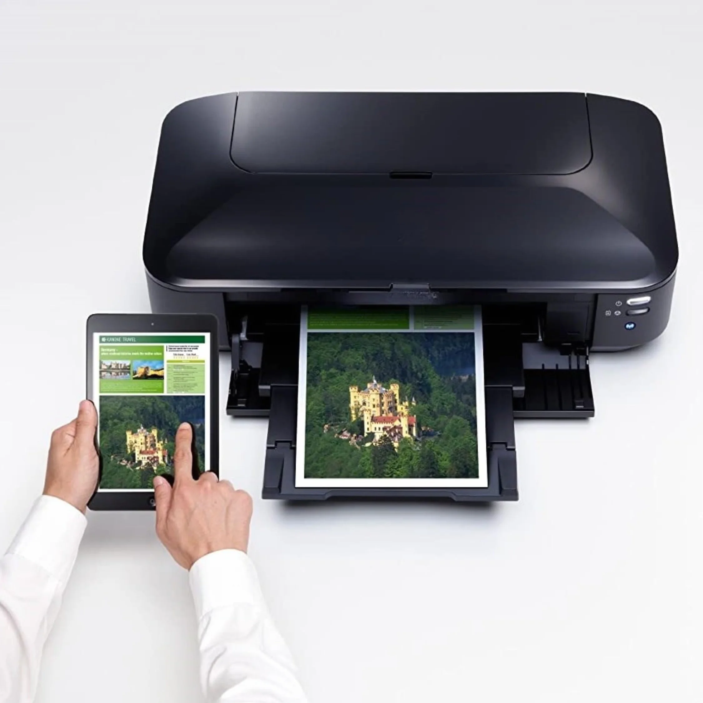Imprimante à jet d'encre couleur DIN A3+ iX6850 IC-Office, 9600 x 2400 DPI, WiFi, USB, Noir