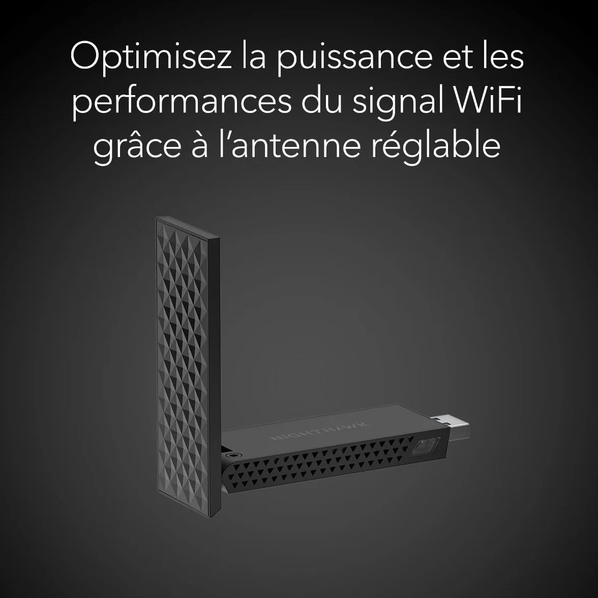 NETGEAR Adaptateur USB 3.0 Nighthawk WiFi 7 (A8500) Clé WiFi 7 BE5000 Tribande 6 GHz