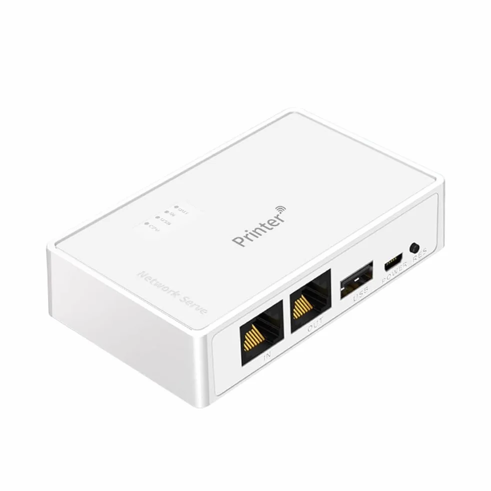 Serveur d'imprimante réseau USB sans fil RJ45 Partage d'impression