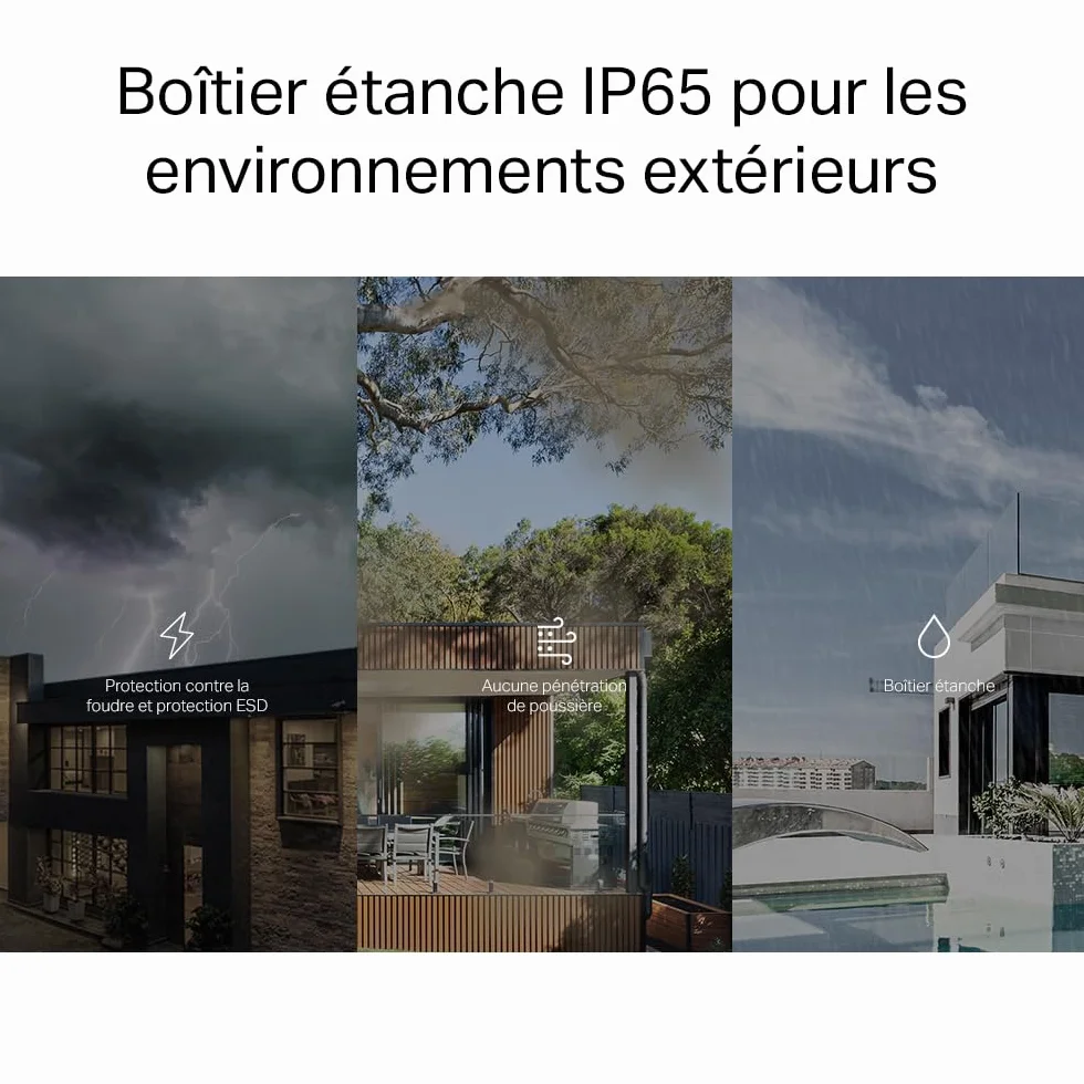 TP-Link Deco X50-Outdoor WiFi 6 Mesh AX3000Mbps Routeur Extérieur IP65 230㎡