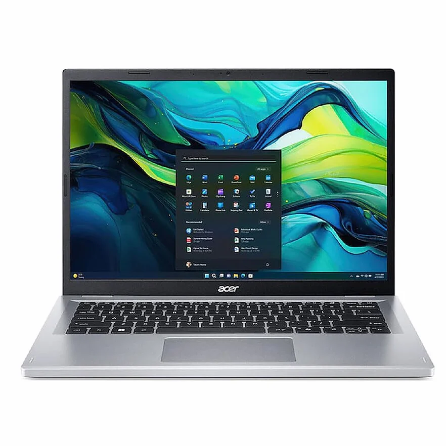Acer Aspire Go 14 PC Portable 14" WUXGA 60 Hz Intel Core 3-N355 8 Go RAM 512 Go SSD Intel Graphics Windows 11 Home Argent Clavier AZERTY AG14-32P-35XP