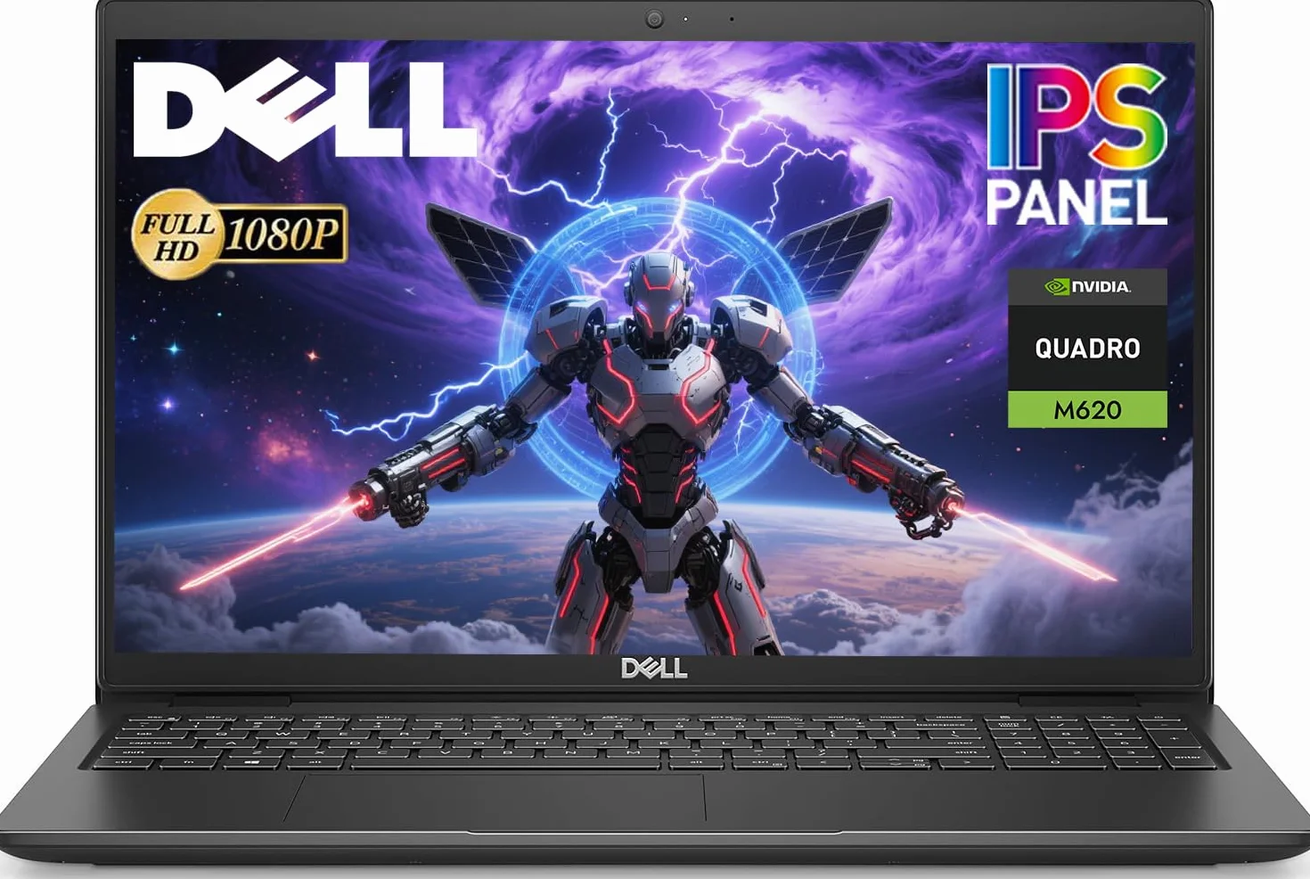 Dell Precision 3520 15,6" FHD Portable Professionnel, Intel Core i7-6820HQ, NVIDIA Quadro M620, 8 Go RAM, 256 Go SSD, Windows 11 Pro (reconditionné)