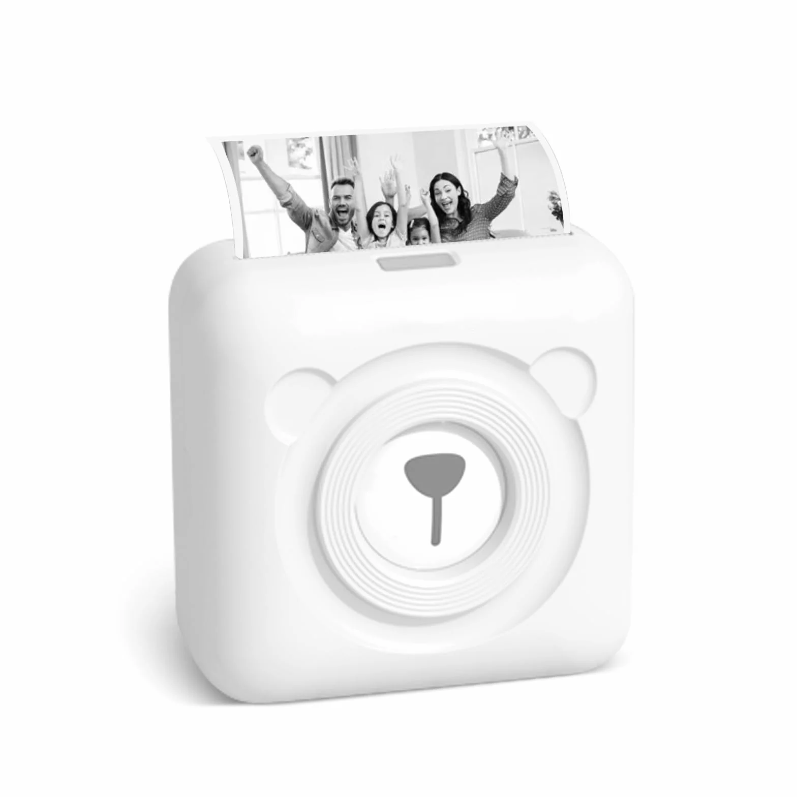 PeriPage Buyounger Mini Imprimante Photo Thermique Bluetooth sans Encre Portable Noir Et Blanc