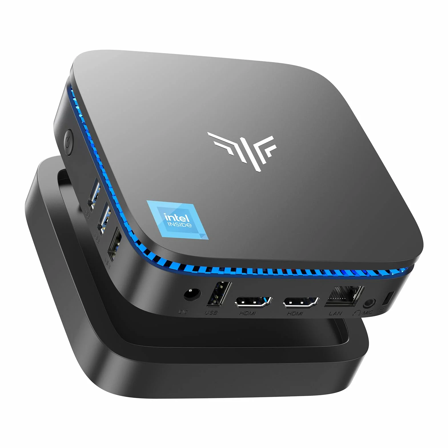 ACEMAGICIAN Mini PC Intel N5030 3,1 GHz 12 Go LPDDR4 256 Go M.2 SSD Micro Ordinateur 4K UHD HDMI WLAN Bluetooth 4.2