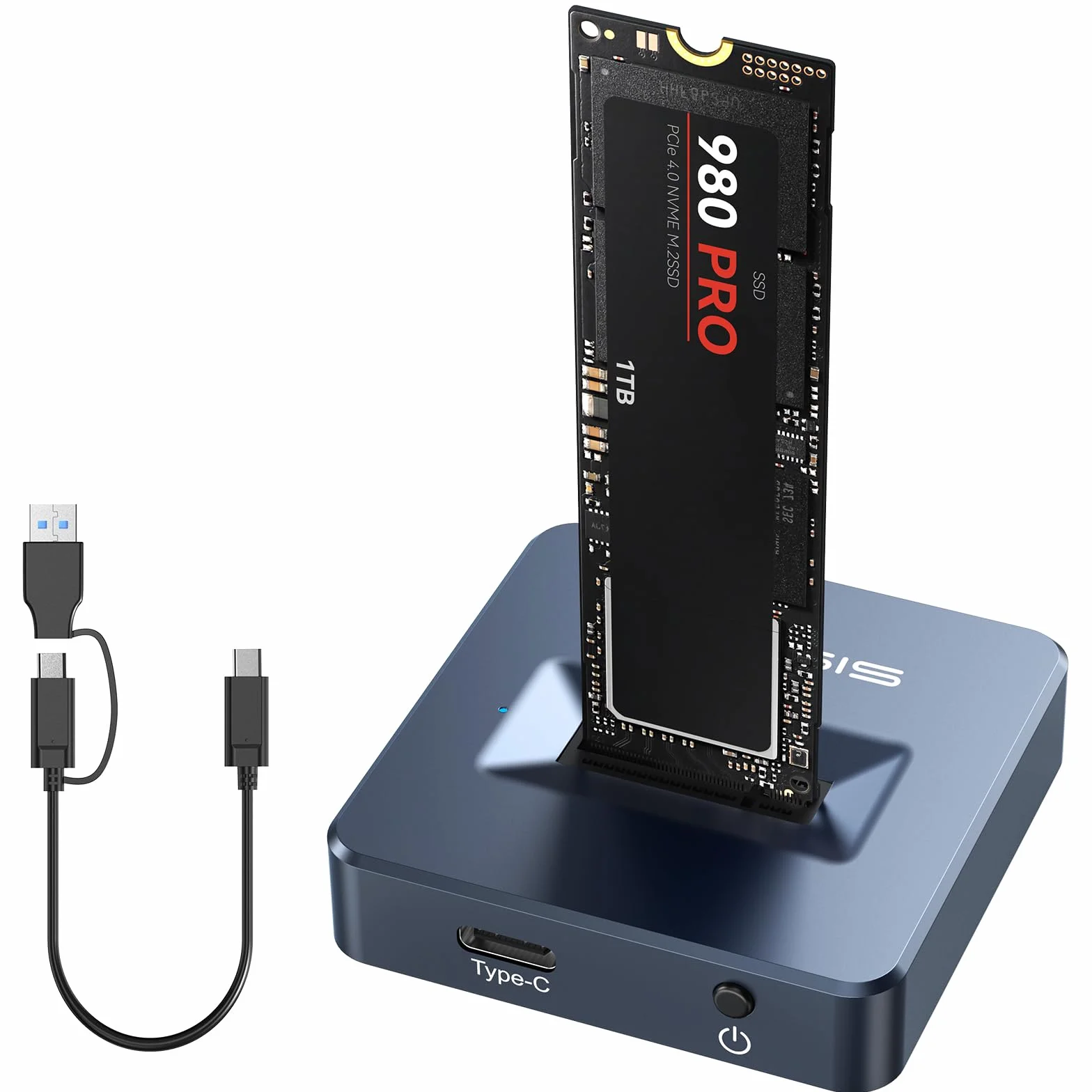 ACASIS Boîtier SSD M.2 NVMe SATA 10Gbps USB 3.2 Adaptateur M.2 vers USB pour SSD Externe Aluminium 2230/2242/2260/2280