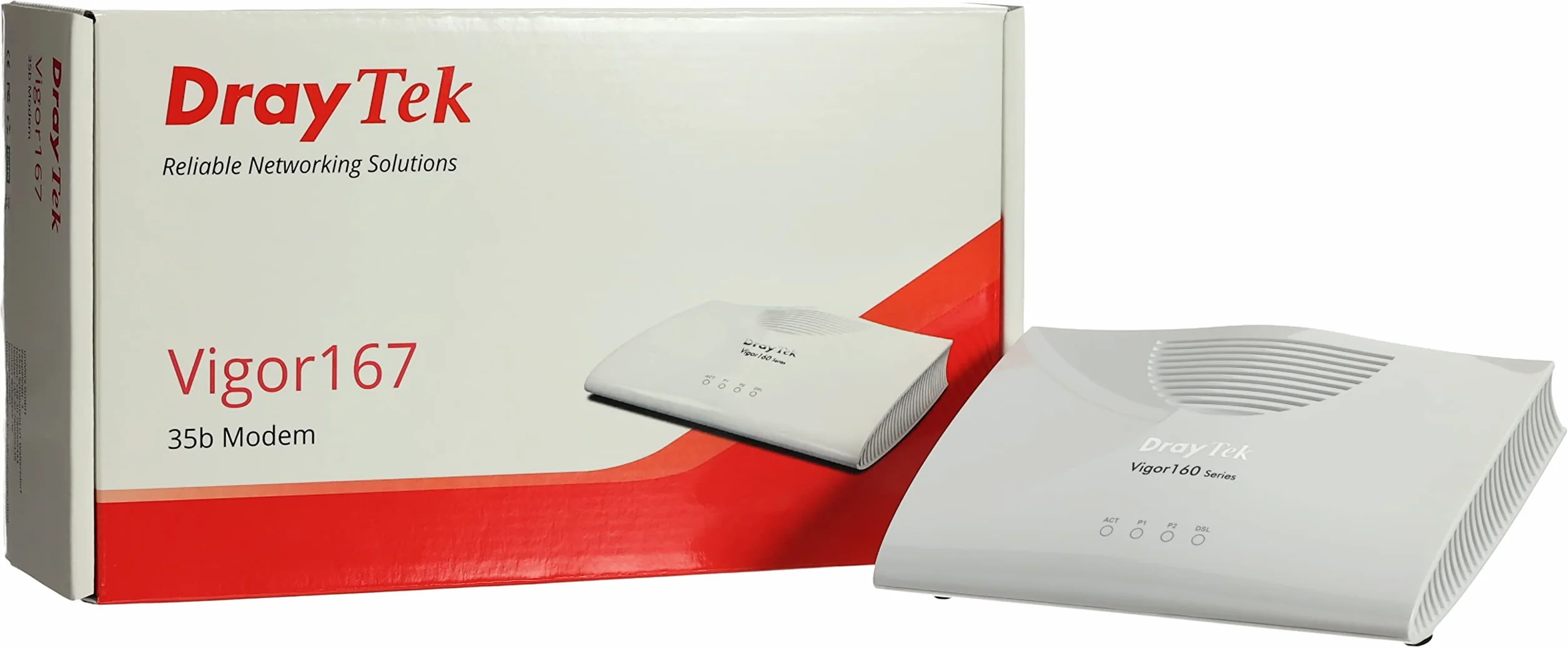 Draytek Vigor 167 Modem VDSL2/ADSL2+ Blanc