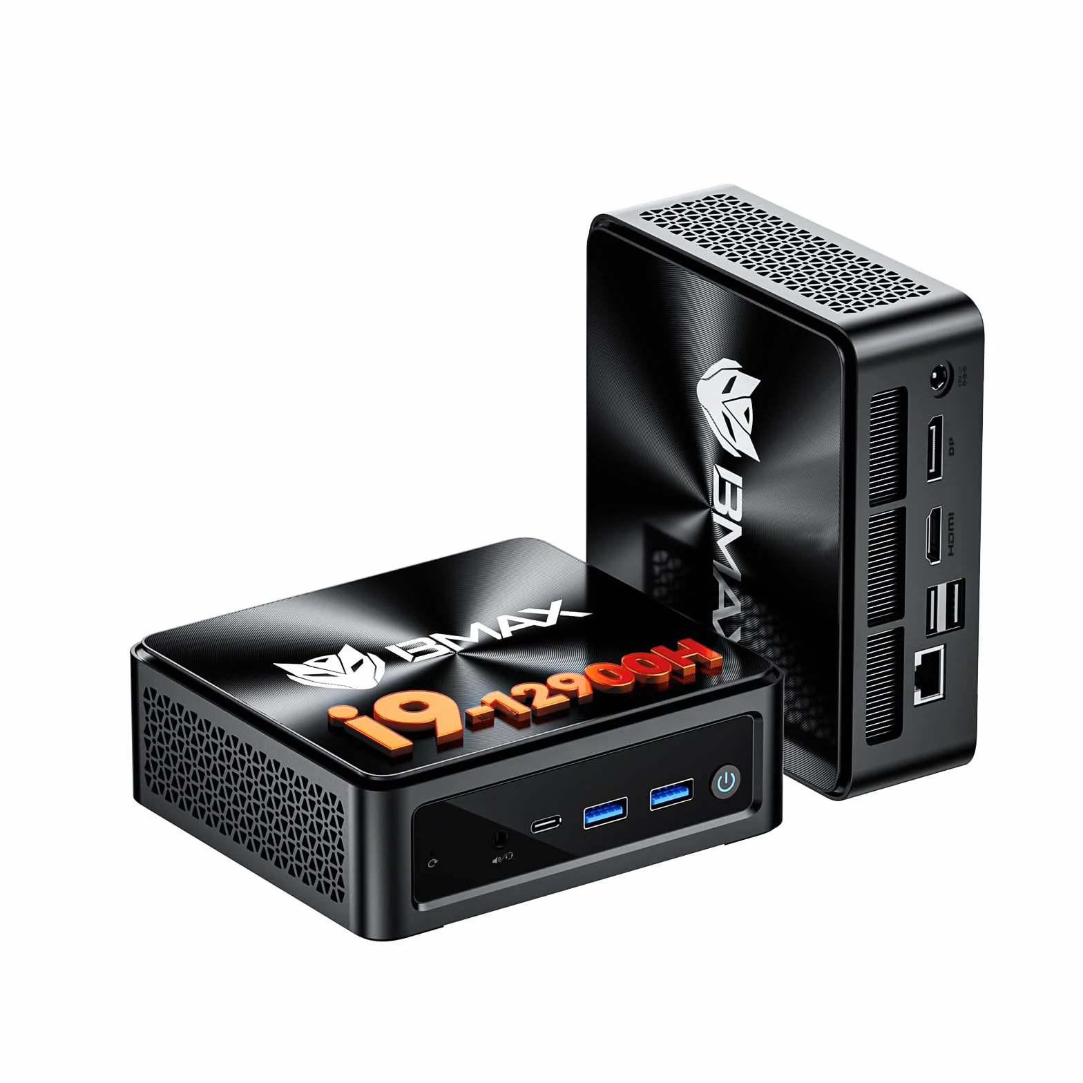 BMAX Mini PC B9Power Intel Core i9 12900H 24 Go RAM LPDDR5 1 to SSD NVMe Ordinateur Bureau Triple Affichage 4K WiFi 6 Bluetooth 5.2