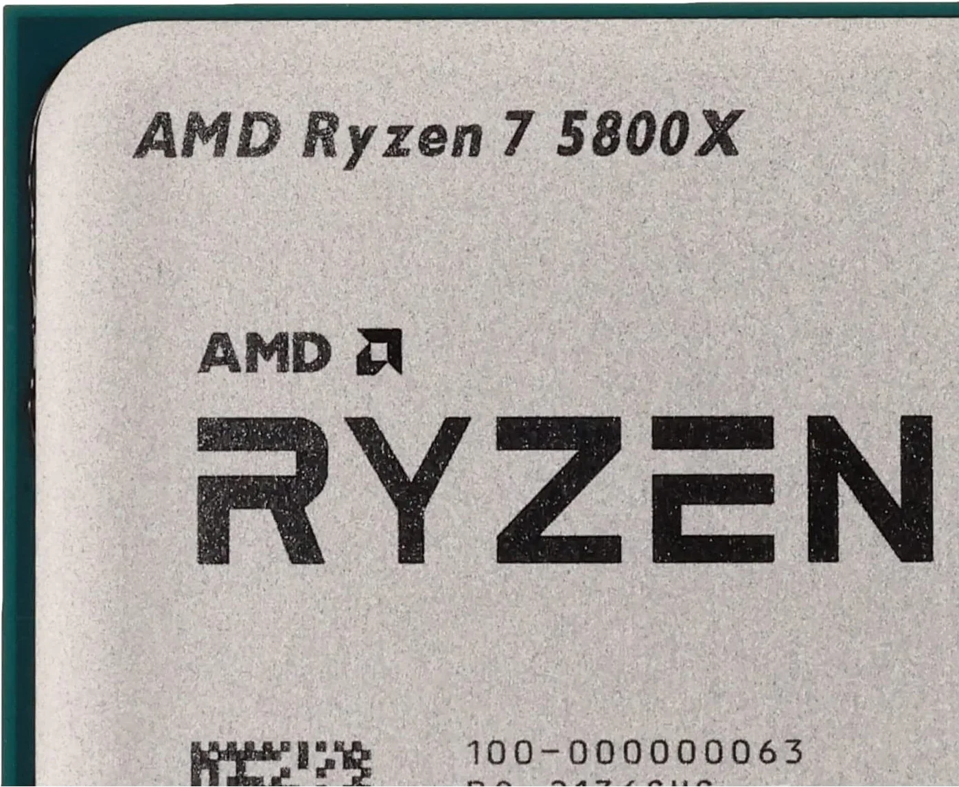 AMD Ryzen 7 5800X Processeur 8 Cœurs 16 Threads 105W TDP Socket AM4 36 Mo Cache 4,7 GHz Boost sans Ventilateur