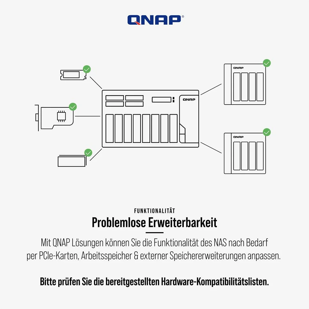 QNAP TS-H1277AXU-RP NAS Rack 2U Ethernet LAN Noir E-2136