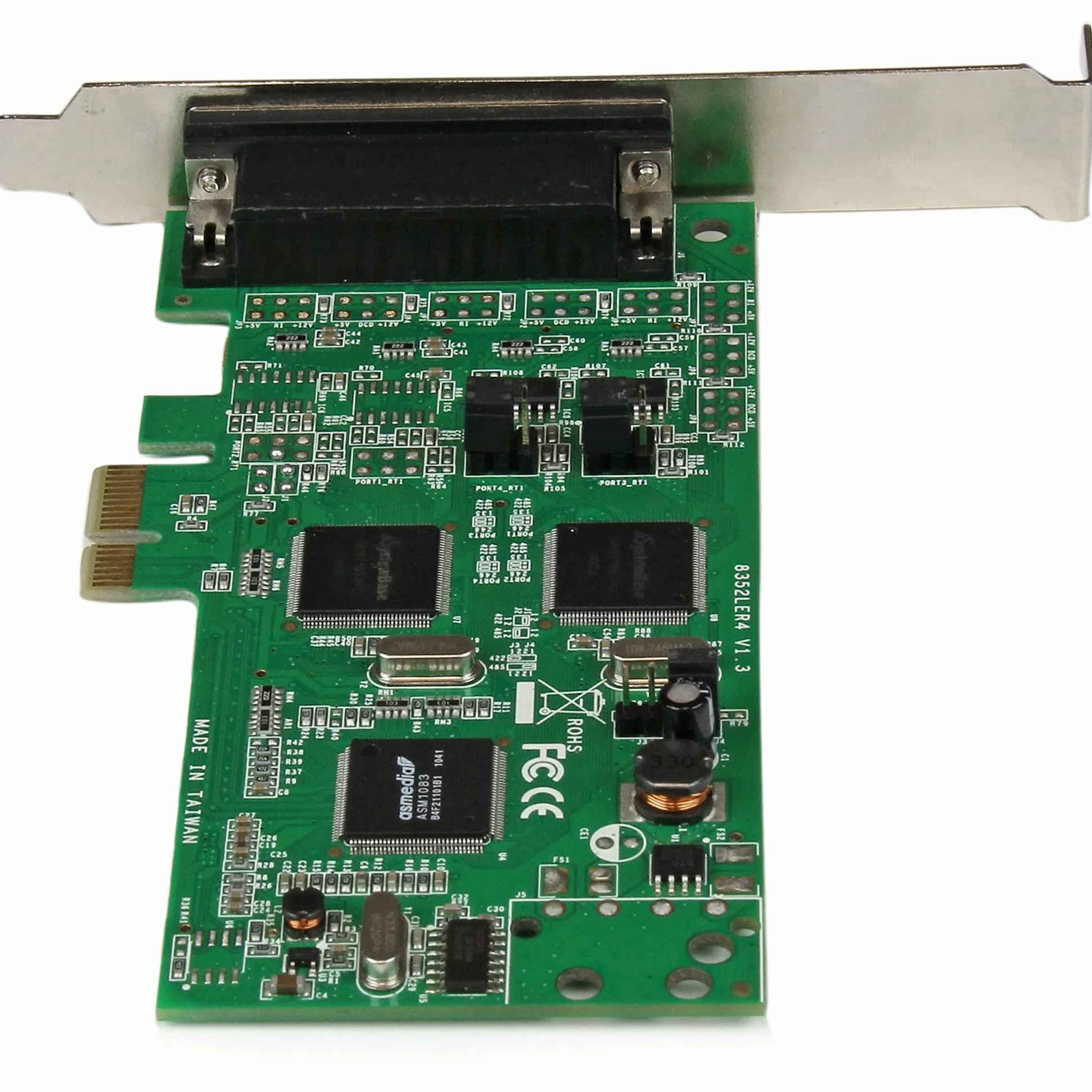 StarTech.com Carte PCI Express série 4 ports - 2x RS232 et 2x RS422 / RS485 (PEX4S232485)