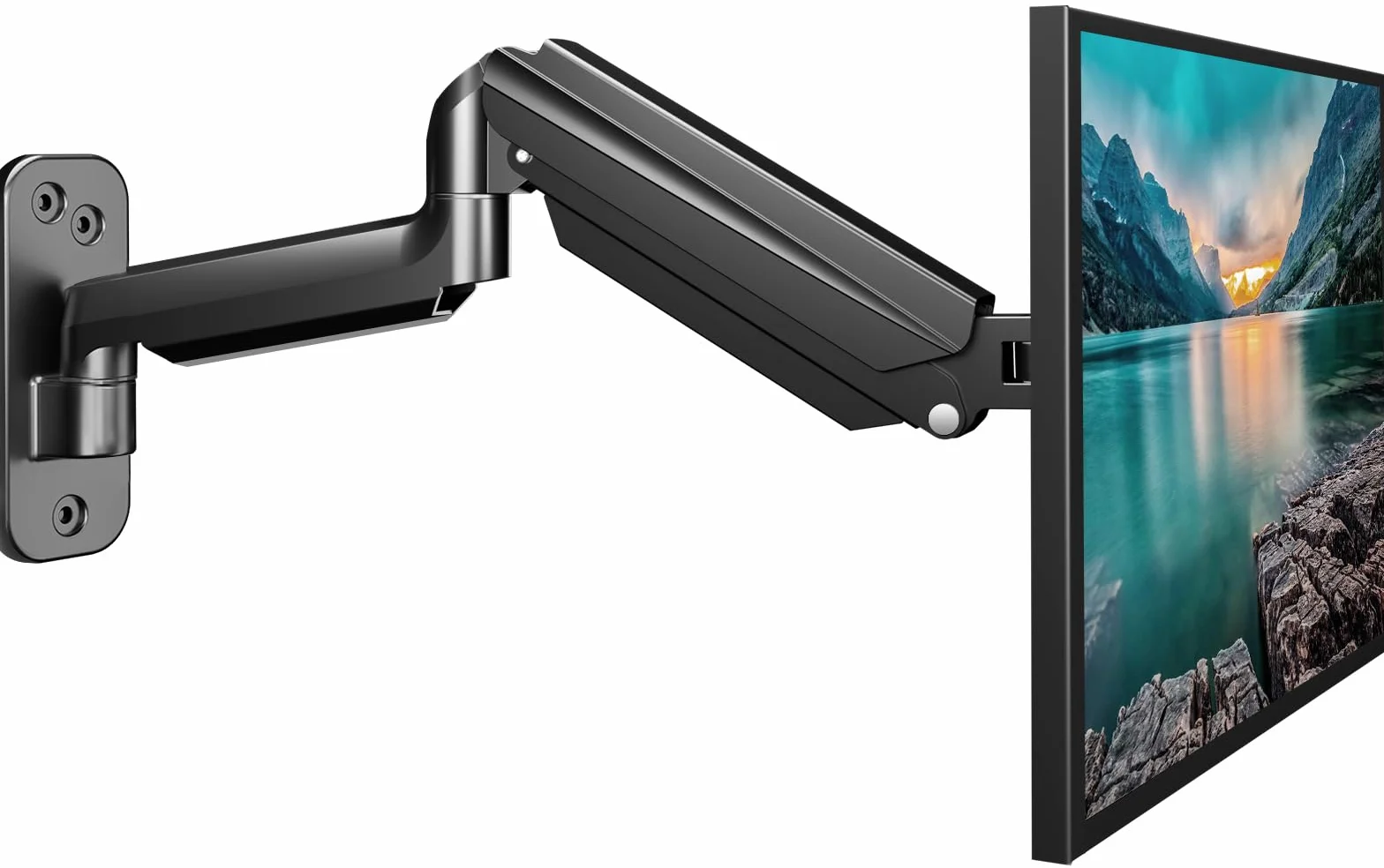 Suptek Support Mural Écran PC pour Écrans LED/LCD/TV 17-32 Pouces 9 kg VESA 75/100mm WM01A