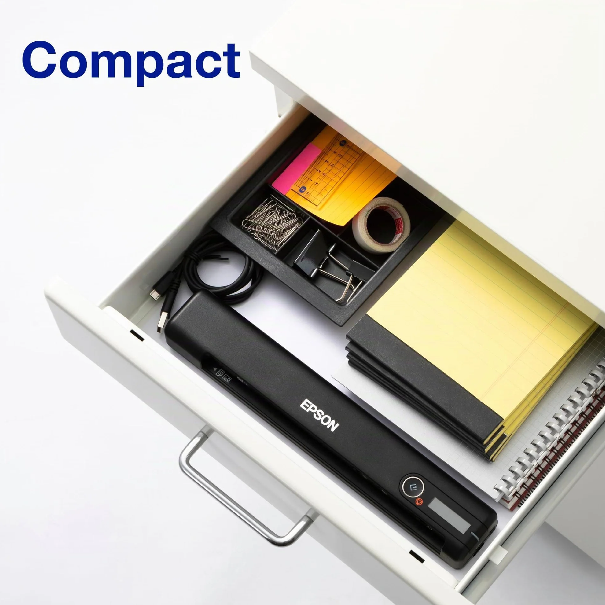 EPSON WorkForce ES-60W skaner dokumentów mobilny WiFi bateria LCD 4s/strona ScanSmart podajnik automatyczny czarny