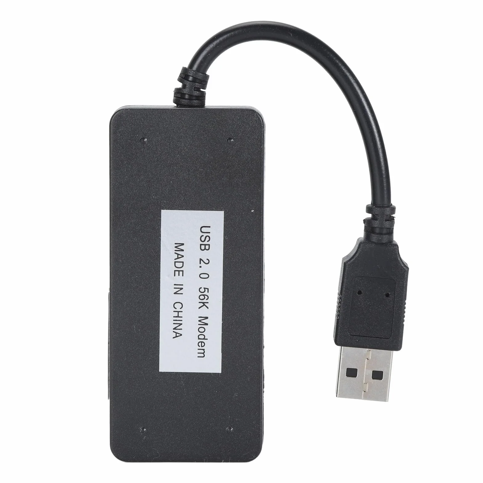 Modem de Télécopie USB 2.0 Externe V.90 56K, Deux Ports RJ11
