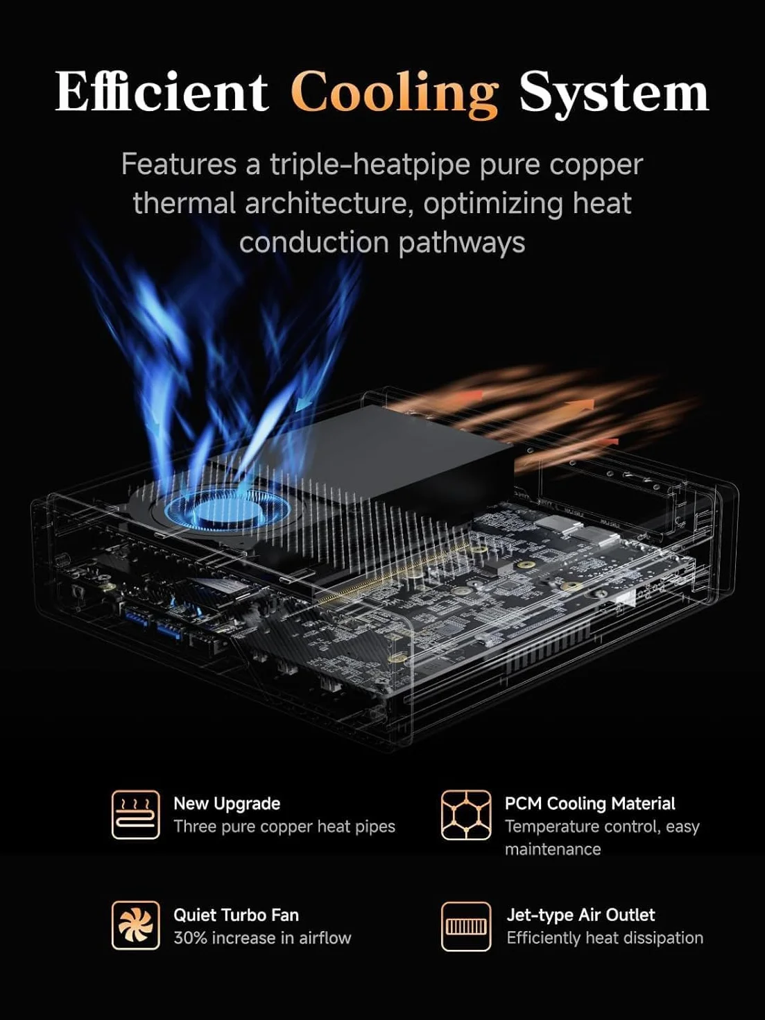 MINIS FORUM MS-A2 Mini PC, AMD Ryzen 9 9955HX, 32 Go DDR5, SSD 1 To, PCIe x16, HDMI, 2× USB-C 8K 60 Hz, 2× SFP+ 10G, 2× LAN 2,5 GbE, 3× SSD M.2