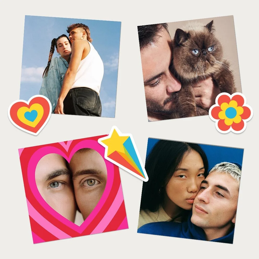 Polaroid Hi-Print 3x3 Imprimante Photo Bluetooth de Poche Blanche 60 Feuilles