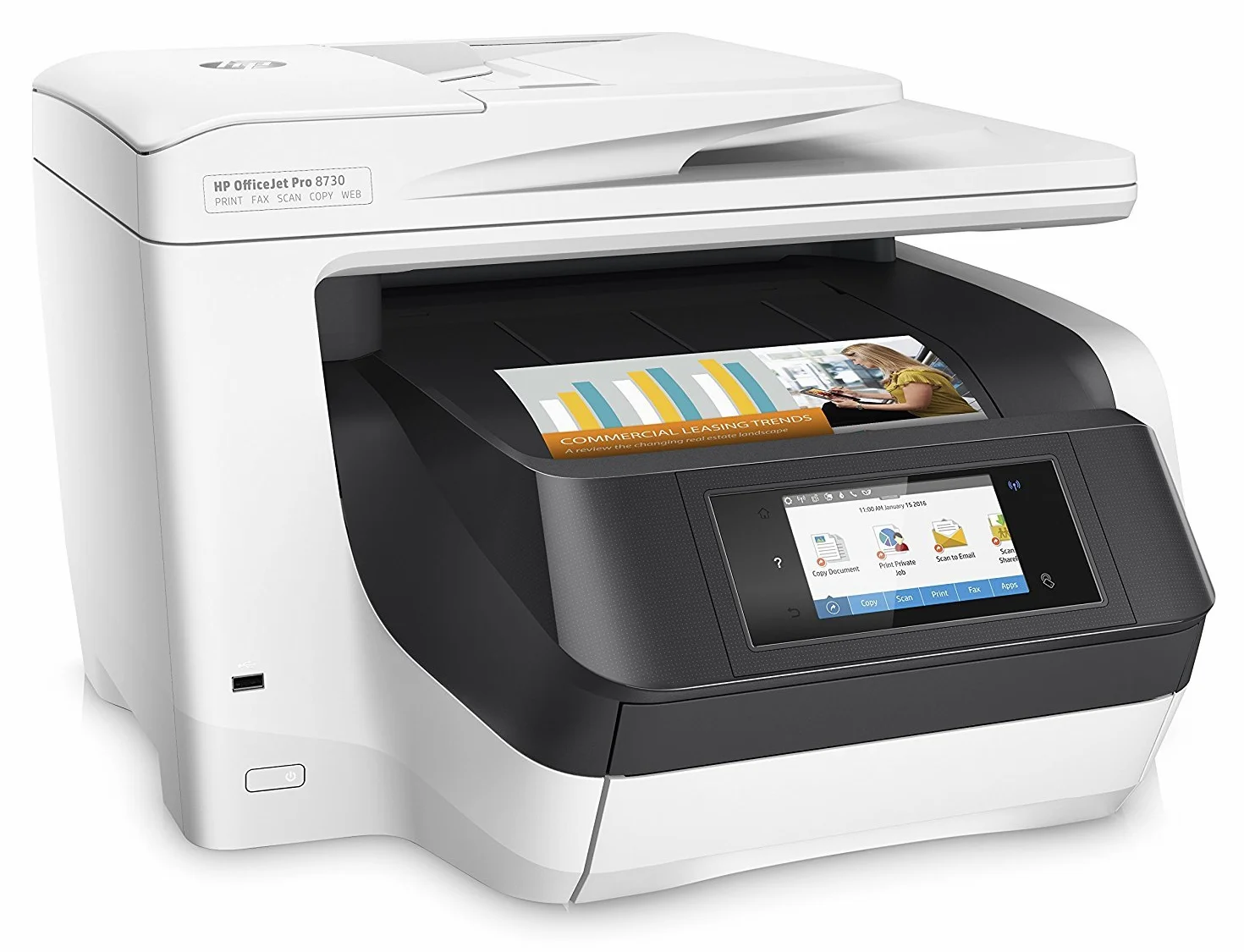 HP Officejet PRO 8730 Imprimante Multifonctions Couleur D9L20A