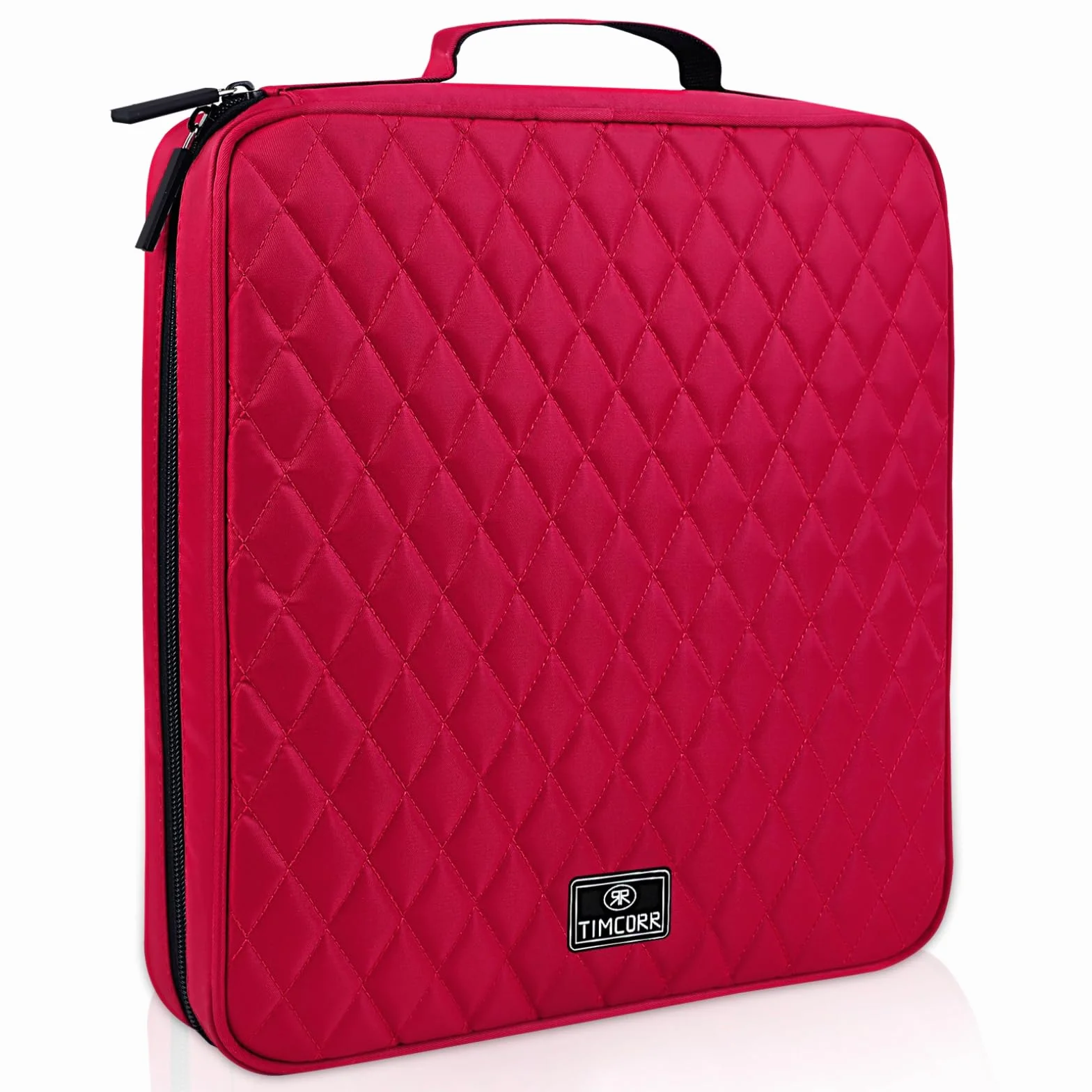 Étui de rangement pour CD et DVD 160 boîtiers capacité Organiseur portable Classeur de transport en plastique