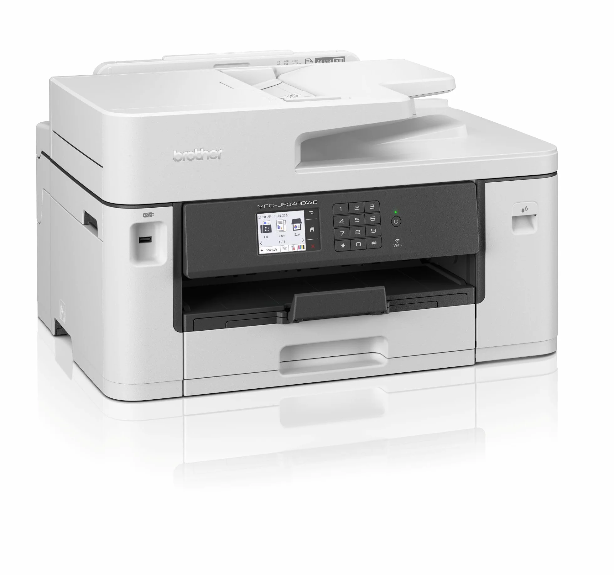 Imprimante jet d'encre couleur multifonction sans fil A4/A3 MFC-J5340DWE