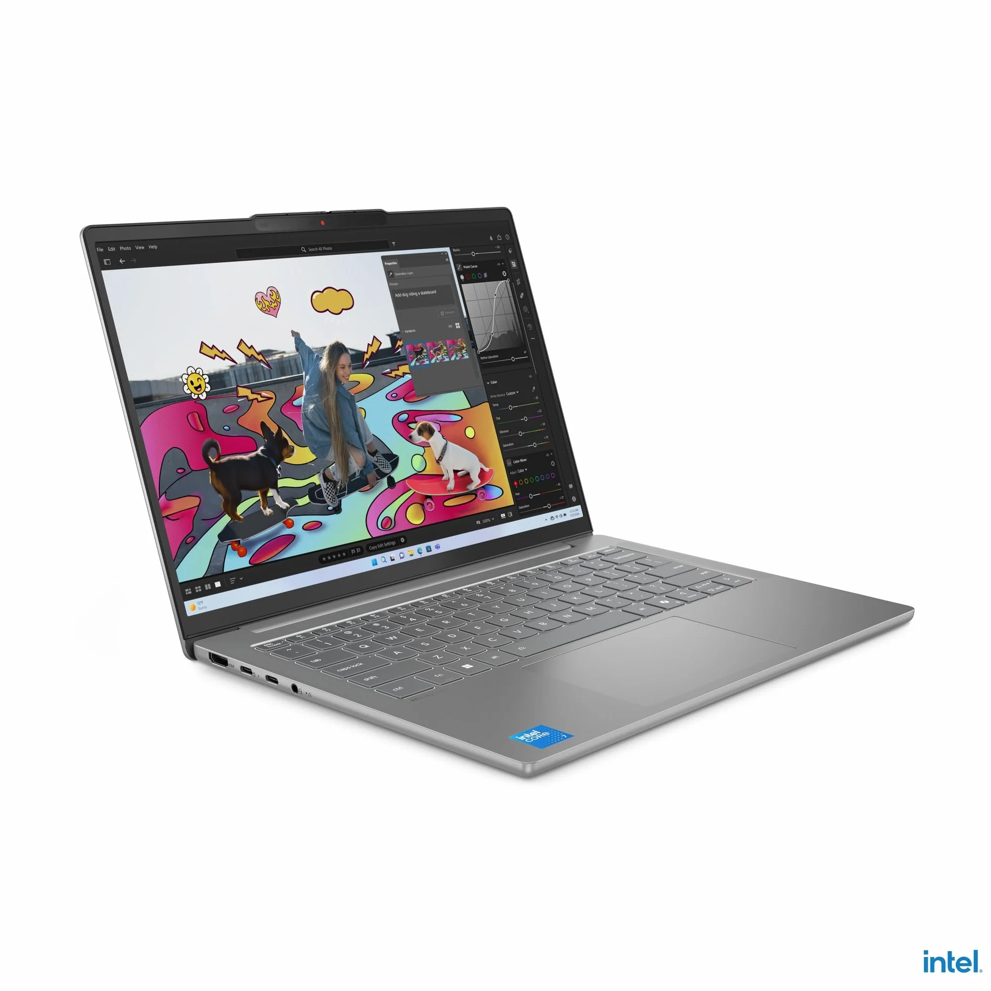 Lenovo IdeaPad Slim 5 14IRH10 Ordinateur Portable 14'' WUXGA Intel Core i7-13620H RAM 16Go SSD 512Go Windows 11 Home Clavier AZERTY Gris