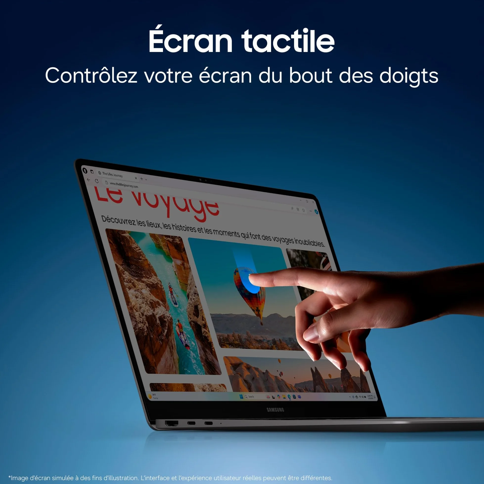 Samsung Galaxy Book6 Pro 14" PC Portable Copilot+ Intel Core Ultra 7 16 Go RAM 512 Go SSD Écran Tactile Dynamic AMOLED 2X Anthracite