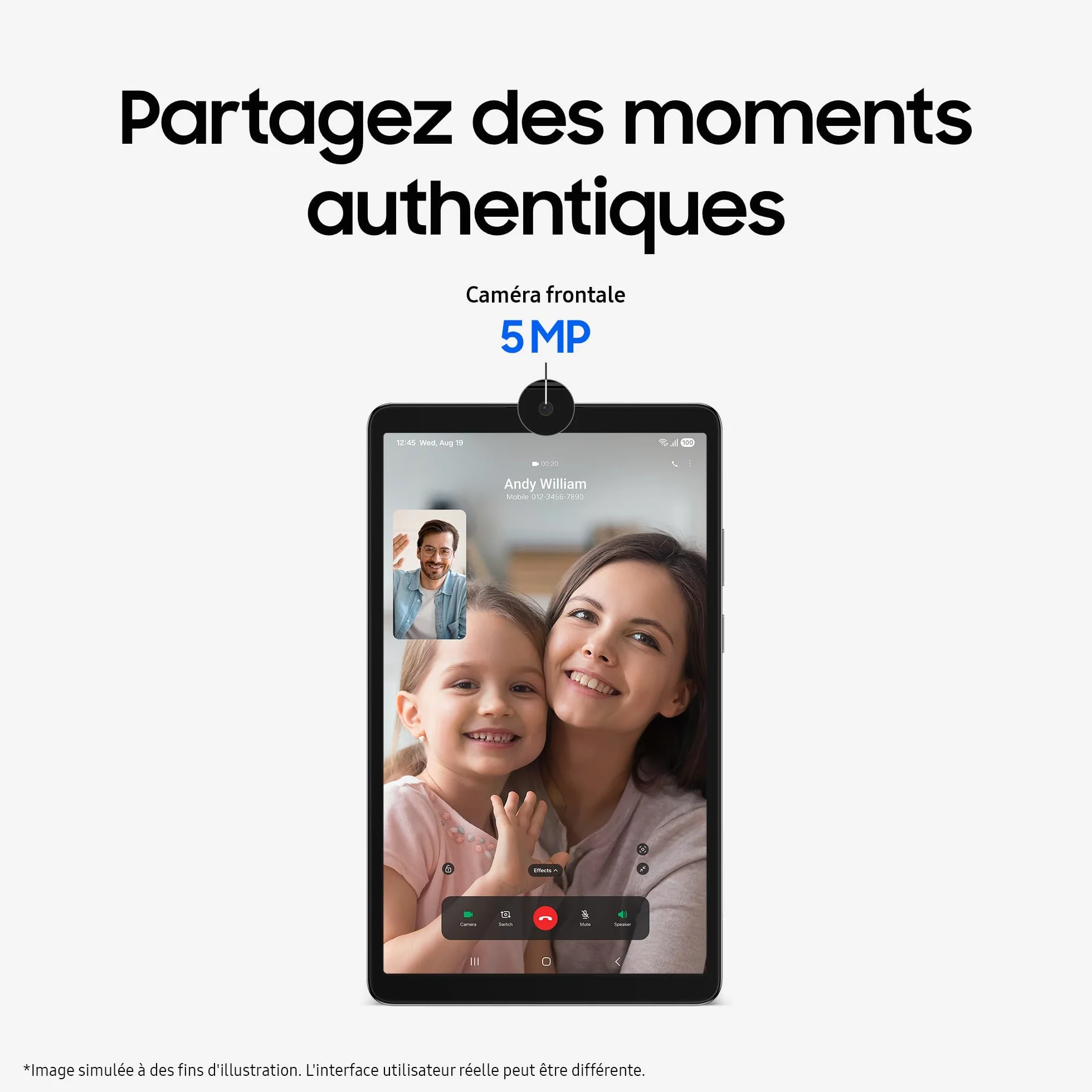 Samsung Galaxy Tab A11 8.7" WiFi 64 Go Tablette Android RAM 4 Go Gris