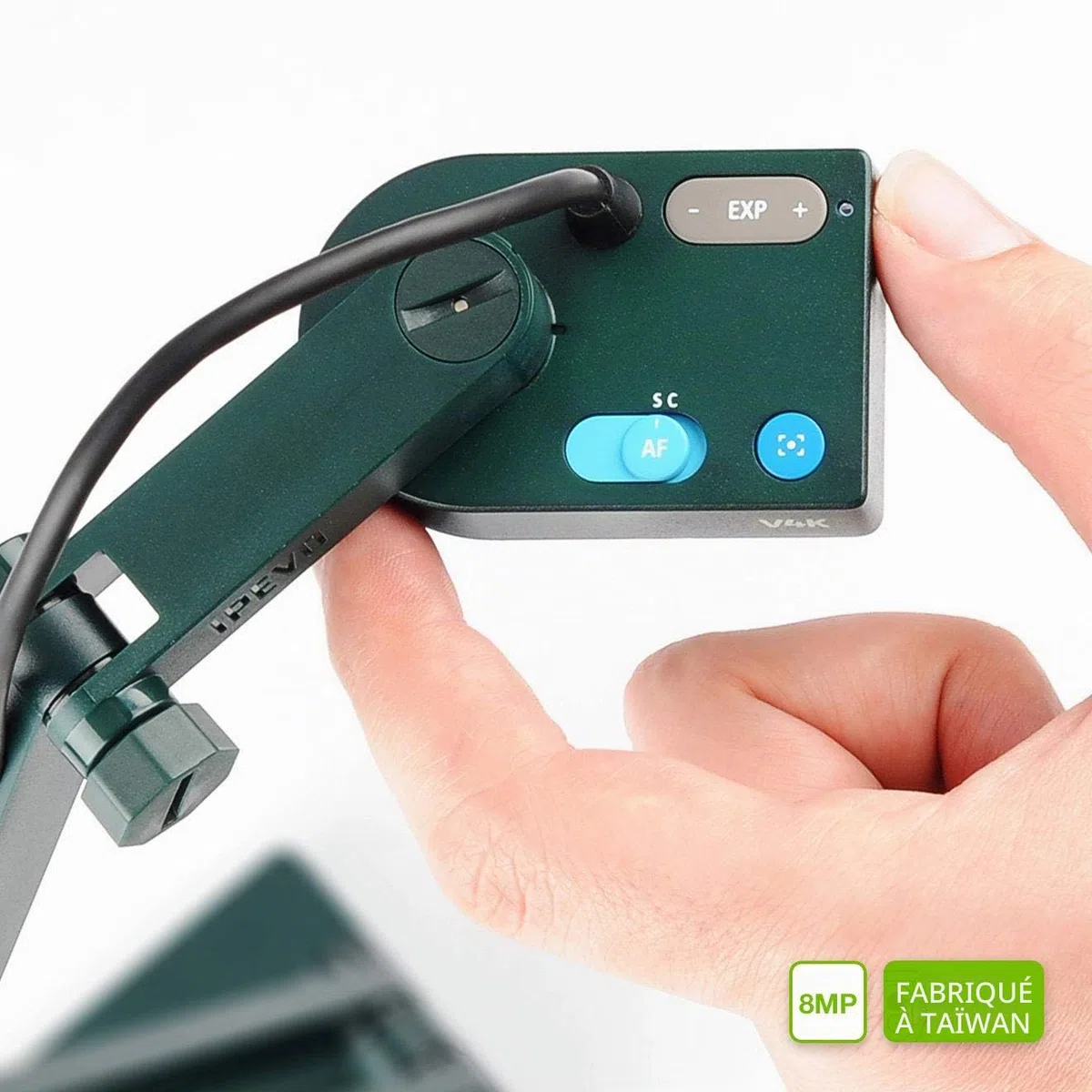 IPEVO V4K 8MP Caméra de documents USB ultra haute définition pour Mac OS, Windows, Chromebook