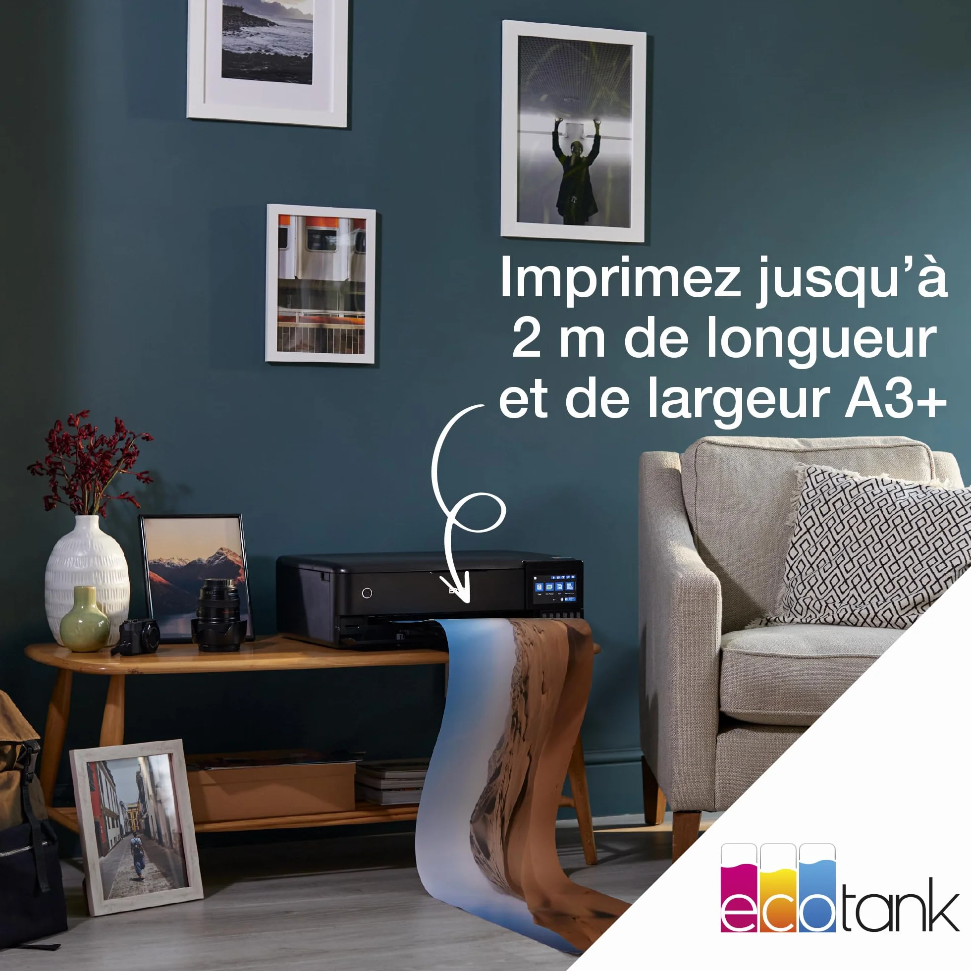 Imprimante photo A3+ EcoTank ET-8550 avec réservoir d'encre Wi-Fi