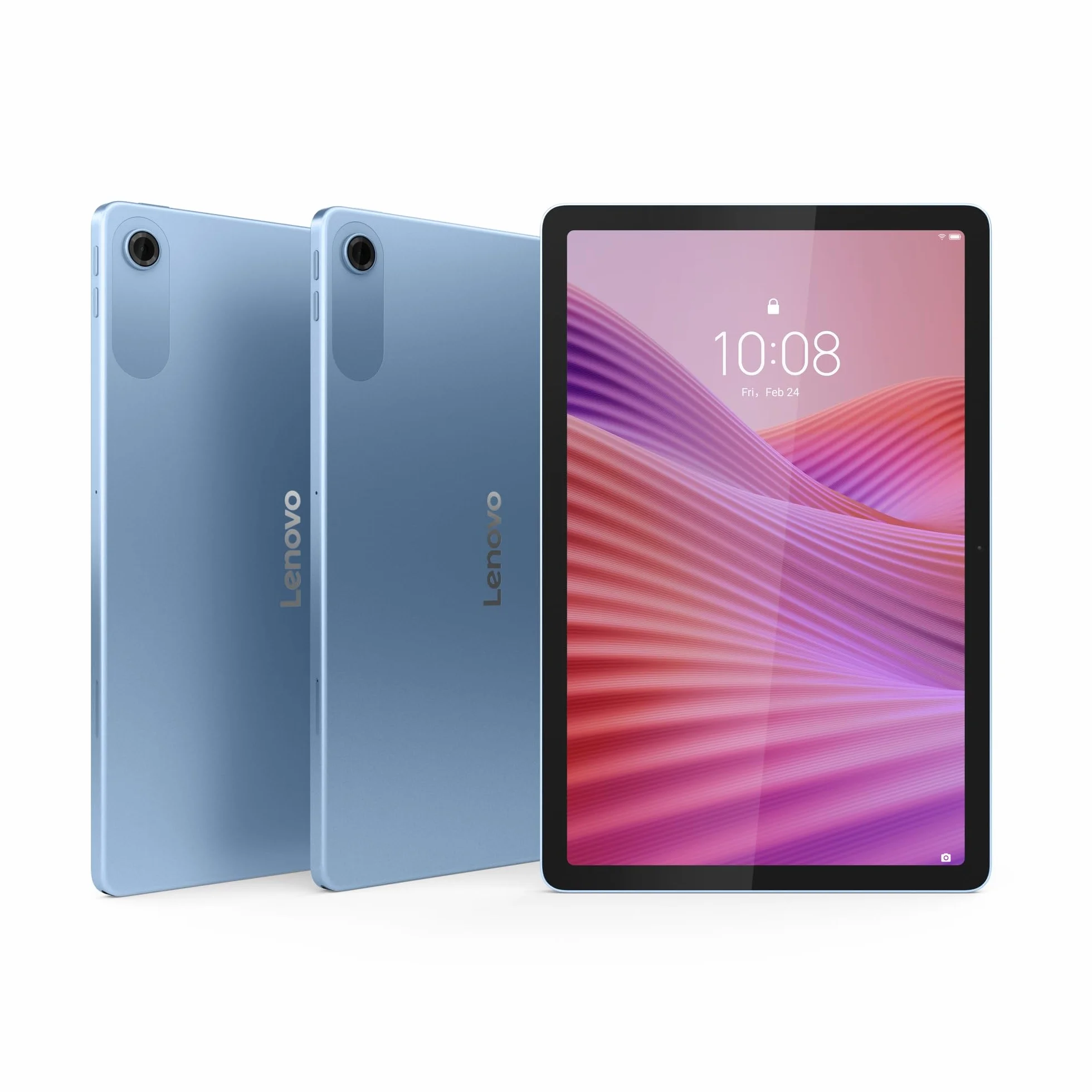 Lenovo Tab 10.1" WUXGA Tablette Tactile MediaTek Helio G85 8 Cœurs RAM 4Go 128Go Android 14 WiFi 5 Bluetooth Polar Blue