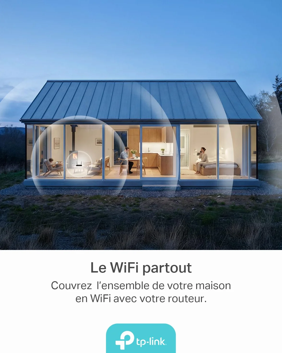 TP-Link TL-MR6400 Routeur 4G LTE WiFi 300 Mbps, Carte SIM Micro, 2 Antennes LTE Amovibles