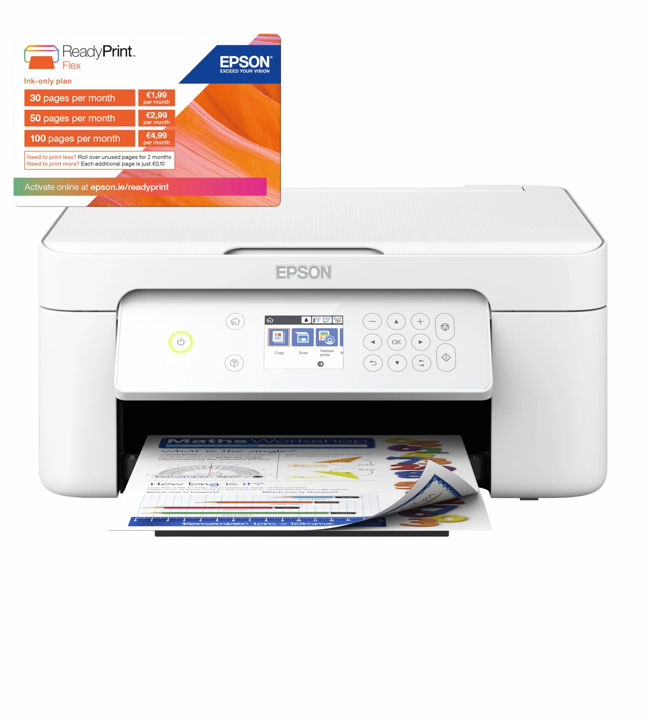 Epson Expression Home XP-4105 Imprimante Multifonction 3-en-1 A4 Jet d'encre Wifi Direct