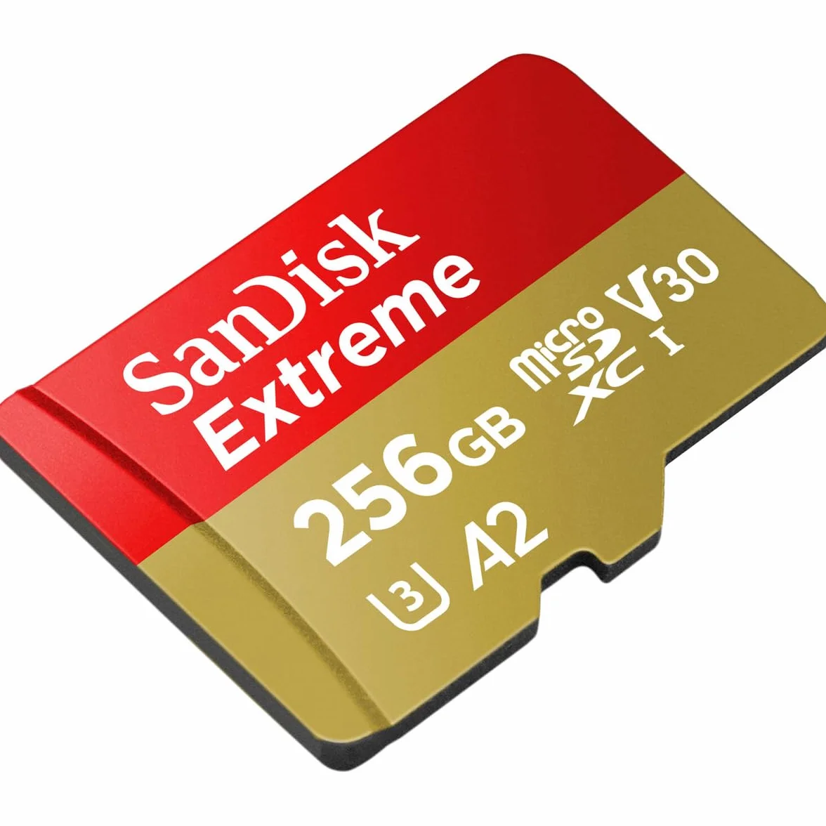 SANDISK Extreme Carte microSDHC UHS-I 256 Go + SD Adapter, 245 Mo/s Lecture, 170 Mo/s Écriture, C10, V30, U3, A2