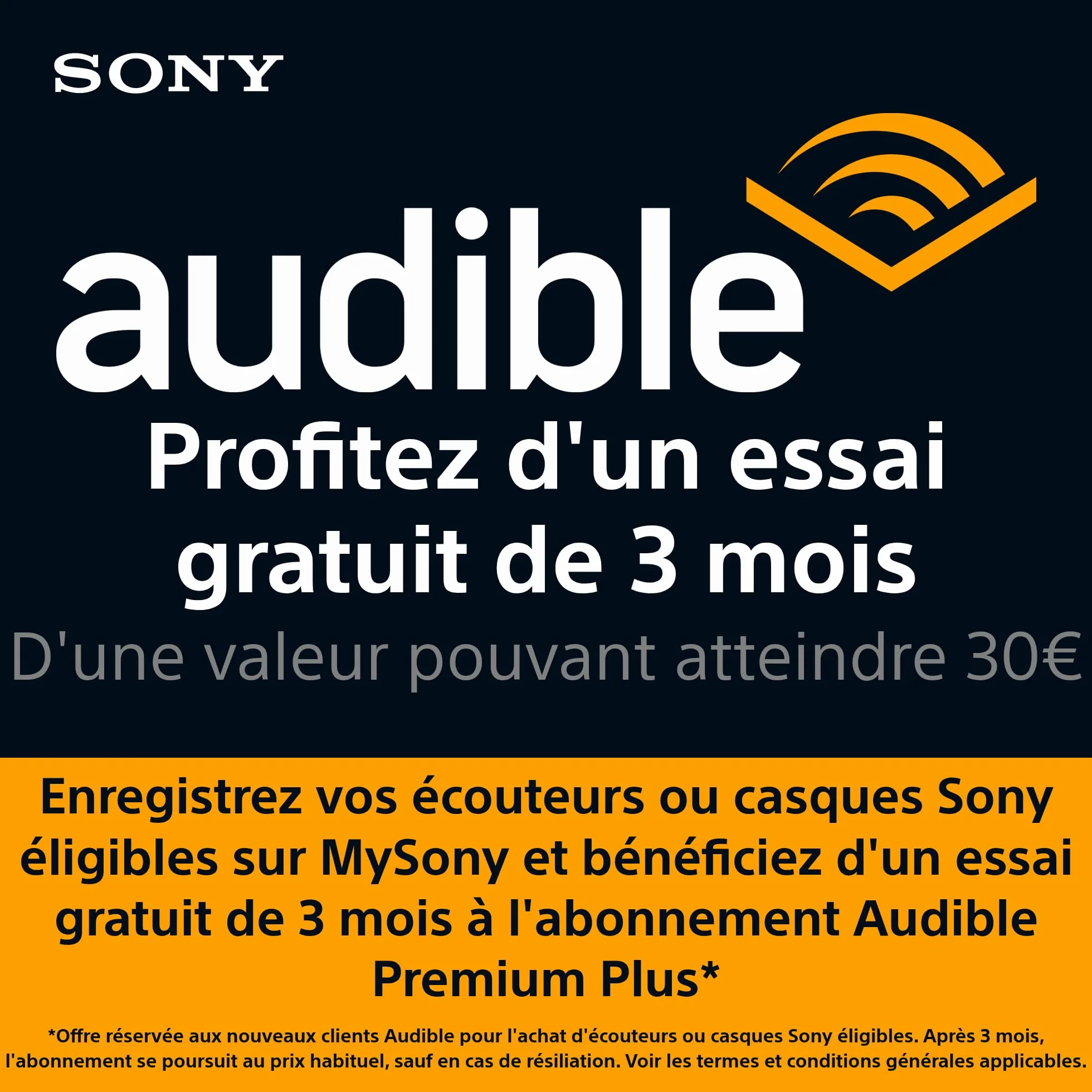 Sony ULT Wear Casque sans Fil Bluetooth ULT Power Sound Basses Profondes Réduction de Bruit Autonomie 30 Heures Noir