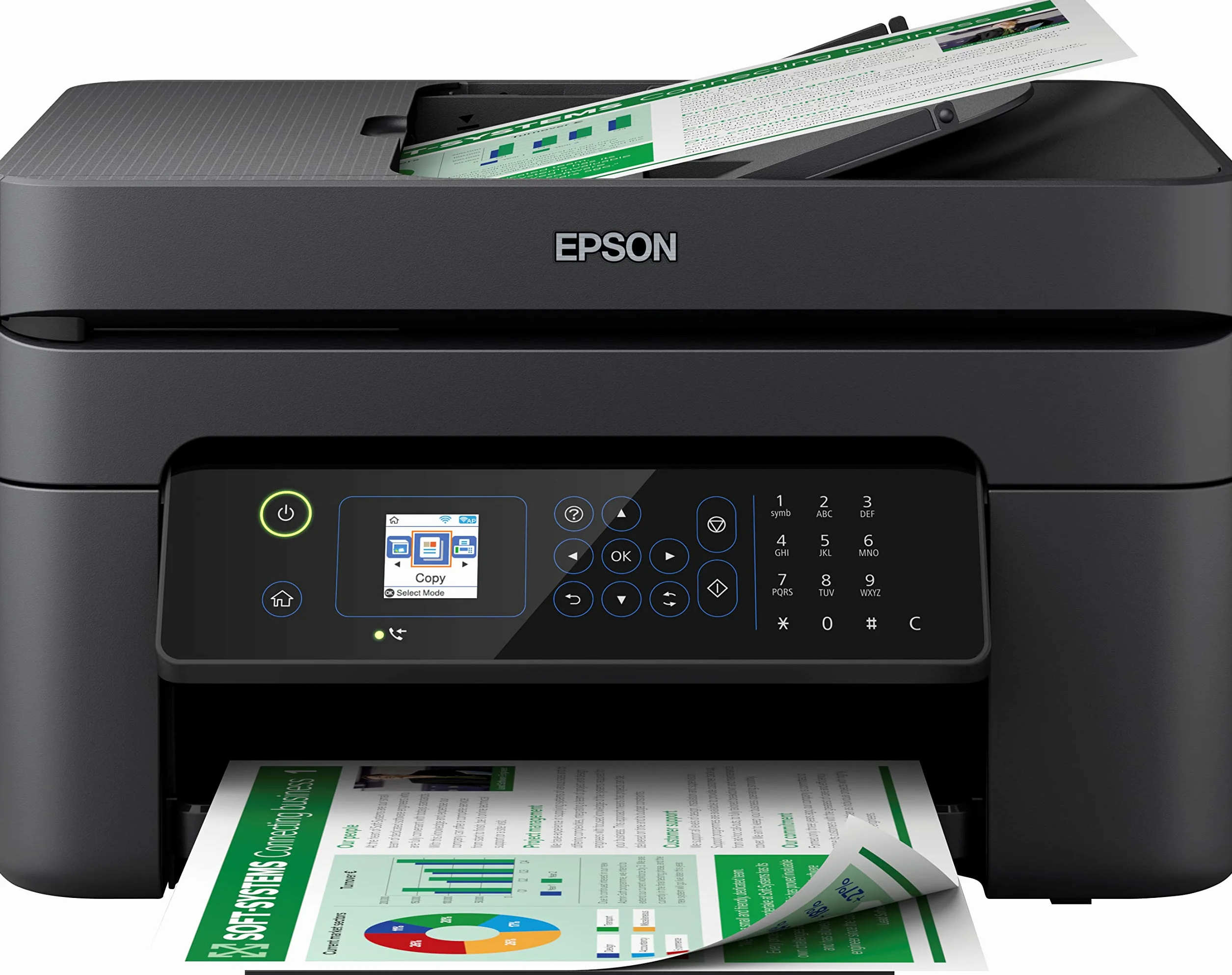 Epson WorkForce WF-2835 Imprimante Multifonction 4-en-1 A4 Jet d'encre Couleur WiFi Direct Recto verso