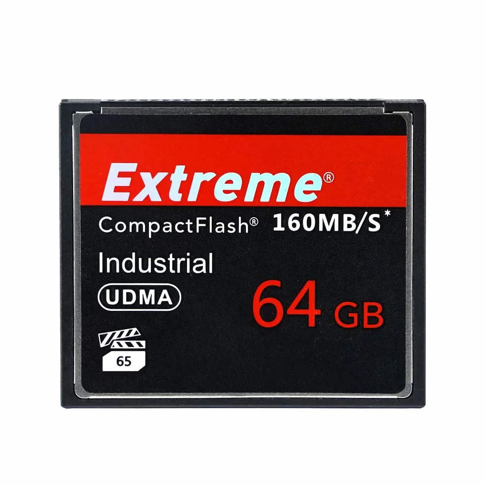 Carte mémoire Compact Flash 64 Go Haute Vitesse UDMA 160 Mo/s Reflex
