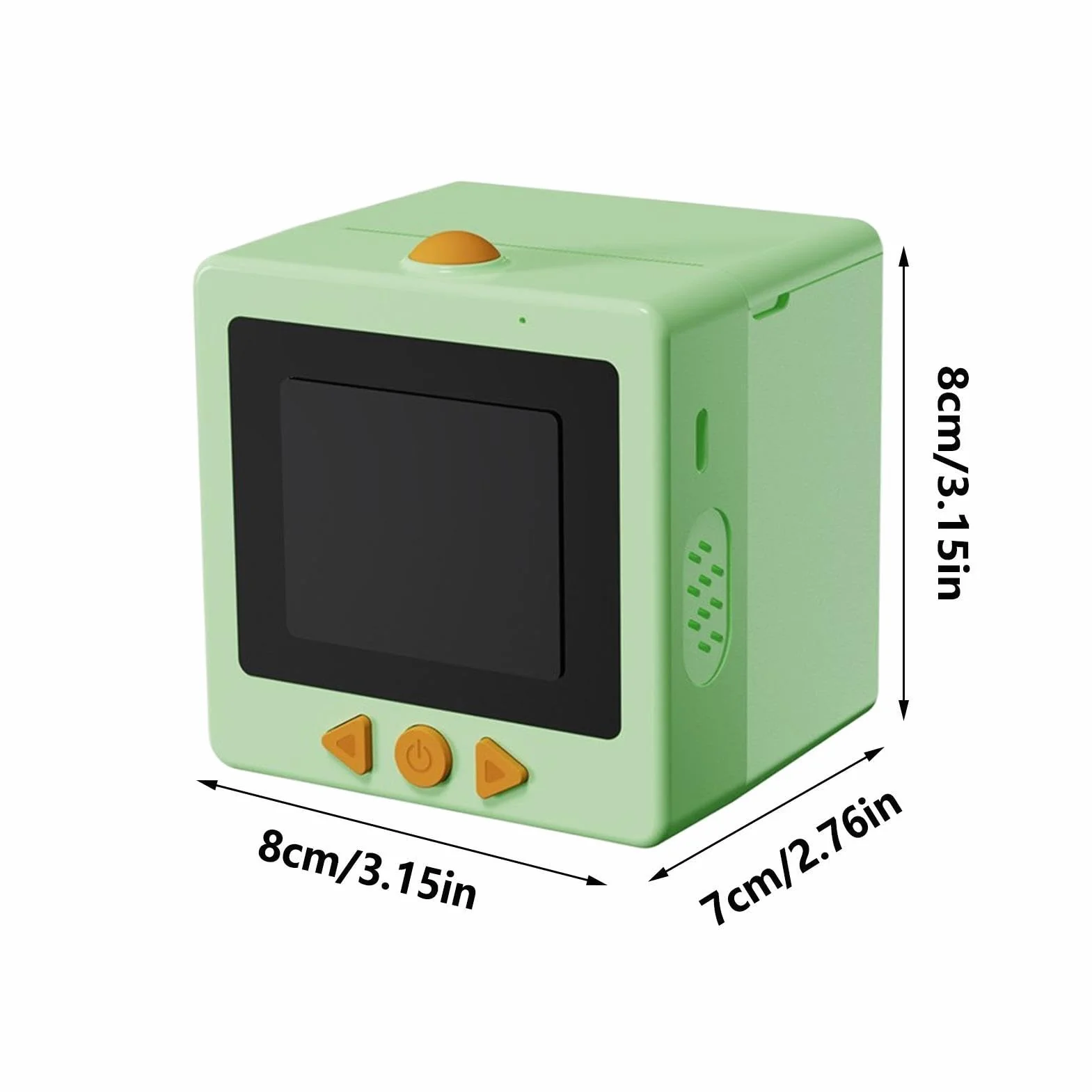 AI Sticker Box Printer, Smart Voice Sticker Maker Mini Imprimante D'Étiquettes Thermique avec Écran, Machine Portable sans Encre