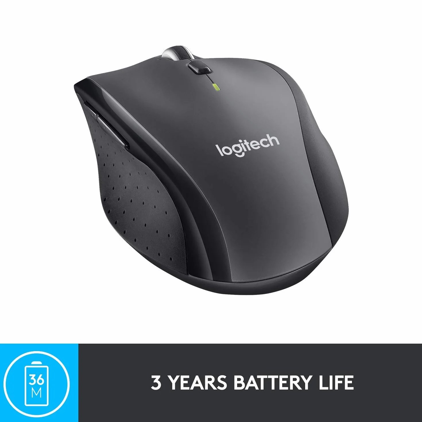 Logitech M705 Souris sans fil Noir Reconditionné pour Windows Mac Ordinateur Portable