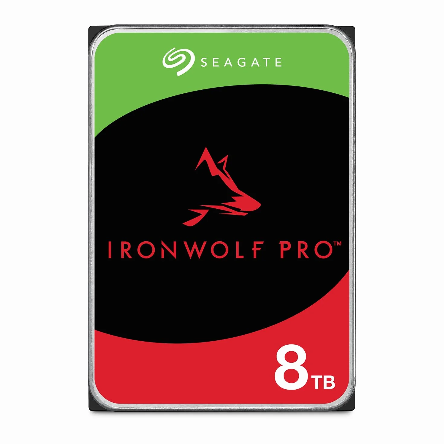 Seagate IronWolf Pro 8To Disque dur interne NAS HDD CMR 3.5 Pouces SATA 6Gb/s 7200 tr/min 256 Mo Cache ST8000NTZ01
