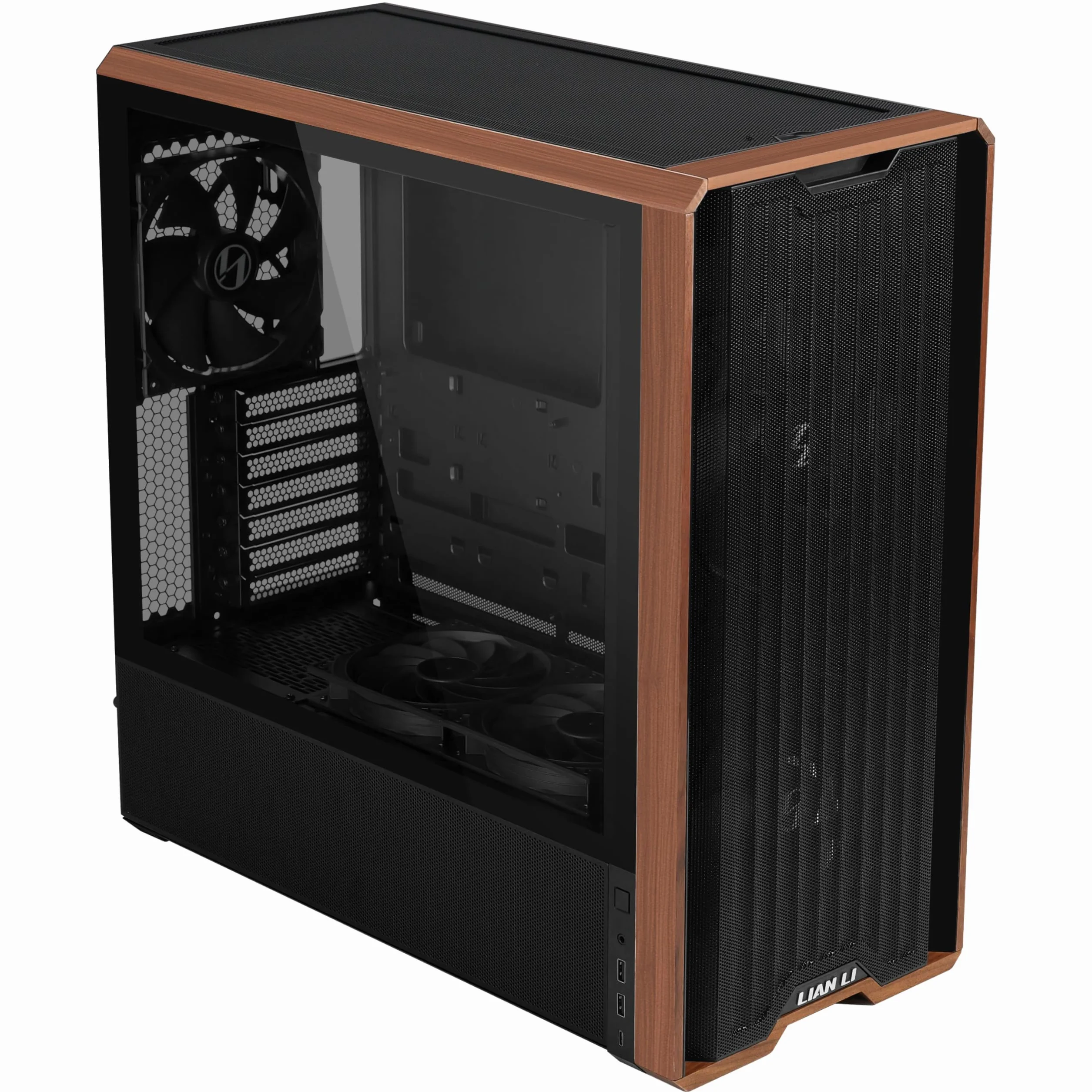 Lian Li Lancool 217 PC-Gehäuse MidI-Tower ATX Tempered Glass Schwarz