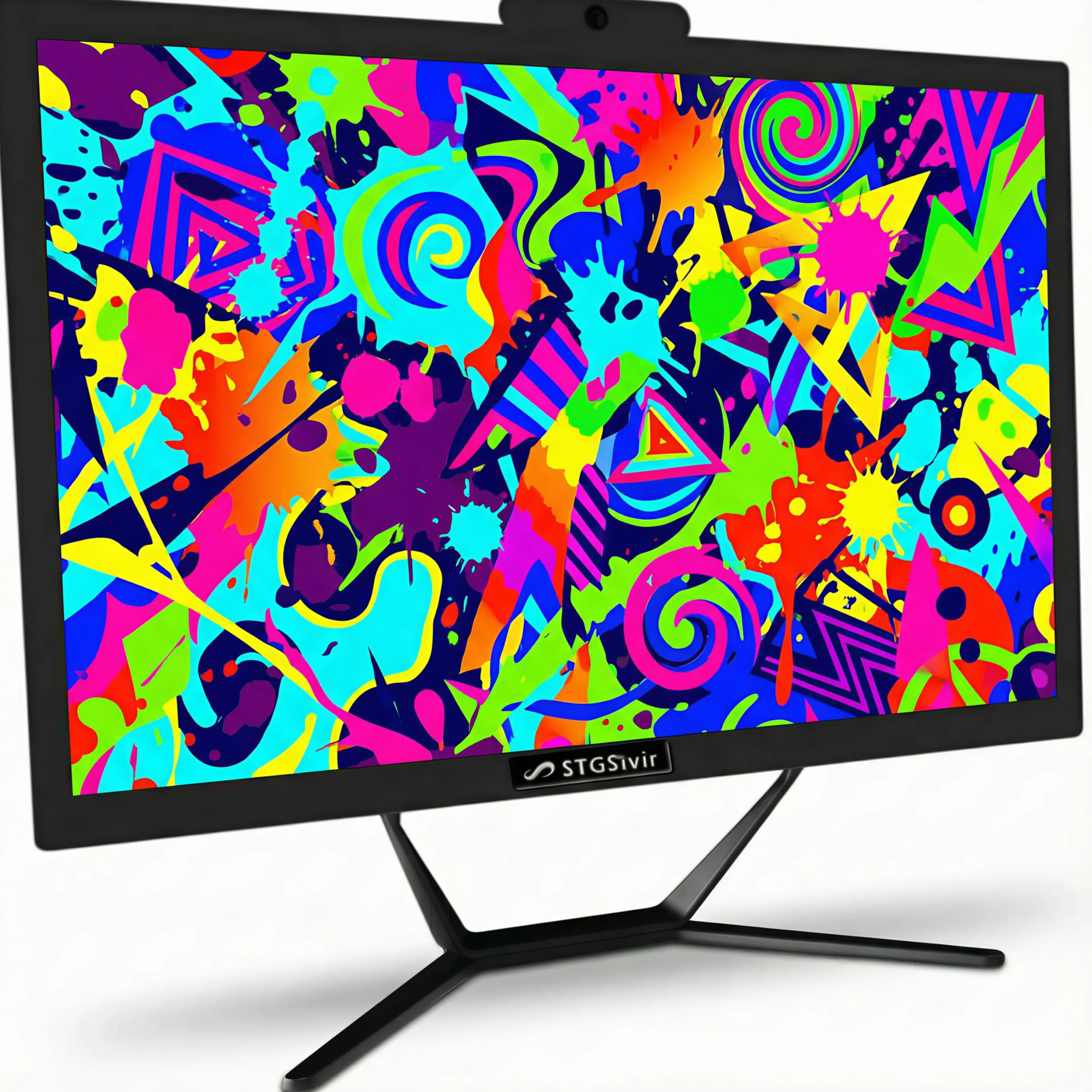 Ordinateur de Bureau Tout-en-Un 21.5" Core i7 3.2 GHz 16Go RAM 512Go SSD WiFi Bluetooth 5.0 Windows 11 Pro Noir