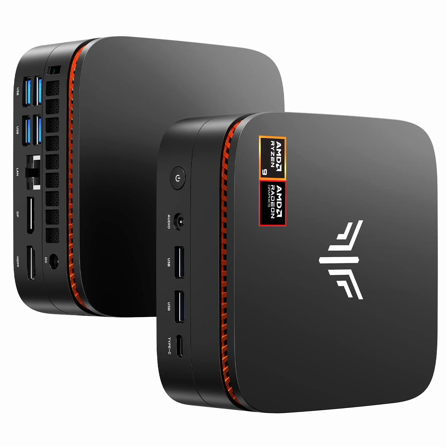 NiPoGi Gust G1 Mini Gaming PC AMD Ryzen 9 8945HS 32Go DDR5 1To M.2 NVMe SSD Ordinateur de Bureau WiFi6E BT5.2 4K Triple Display