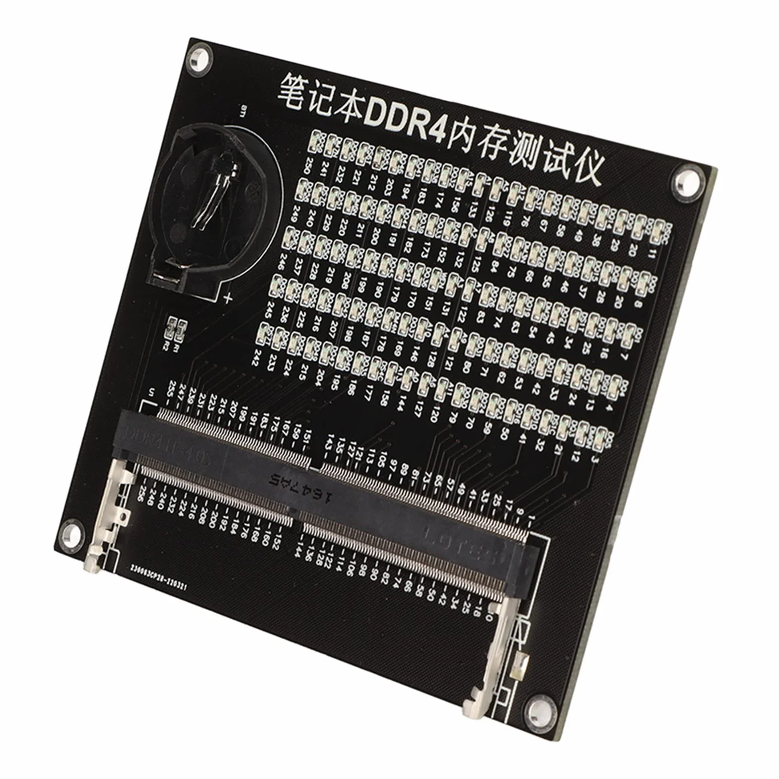 Carte de Test de Mémoire DDR4, Diagnostic de Panne 105 LED pour Ordinateur Portable