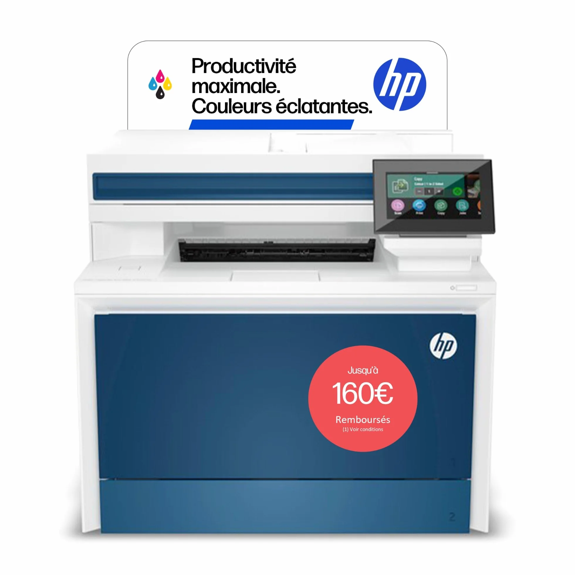HP Color LaserJet Pro 4302fdw Imprimante Multifonction A4 Recto/Verso 33 ppm N/B Couleur USB Wi-Fi Ethernet Fax Écran Tactile