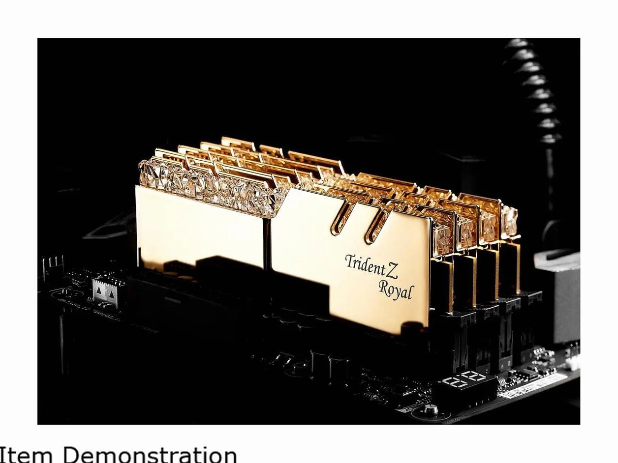 G.Skill Trident Z Royal F4-3600C18D-16GTRG 16 Go (2 x 8 Go) DDR4 3600 MHz Module de mémoire