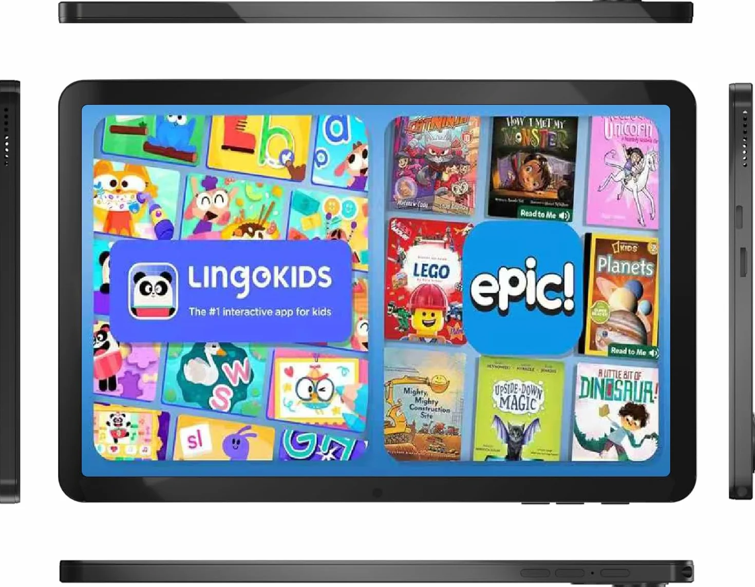 SUMTAB Tablet for Kids 10" HD, Android 15, 30GB RAM 128GB ROM, 5G WiFi 6, Octa-Core, 8000mAh, Stylus – Rose