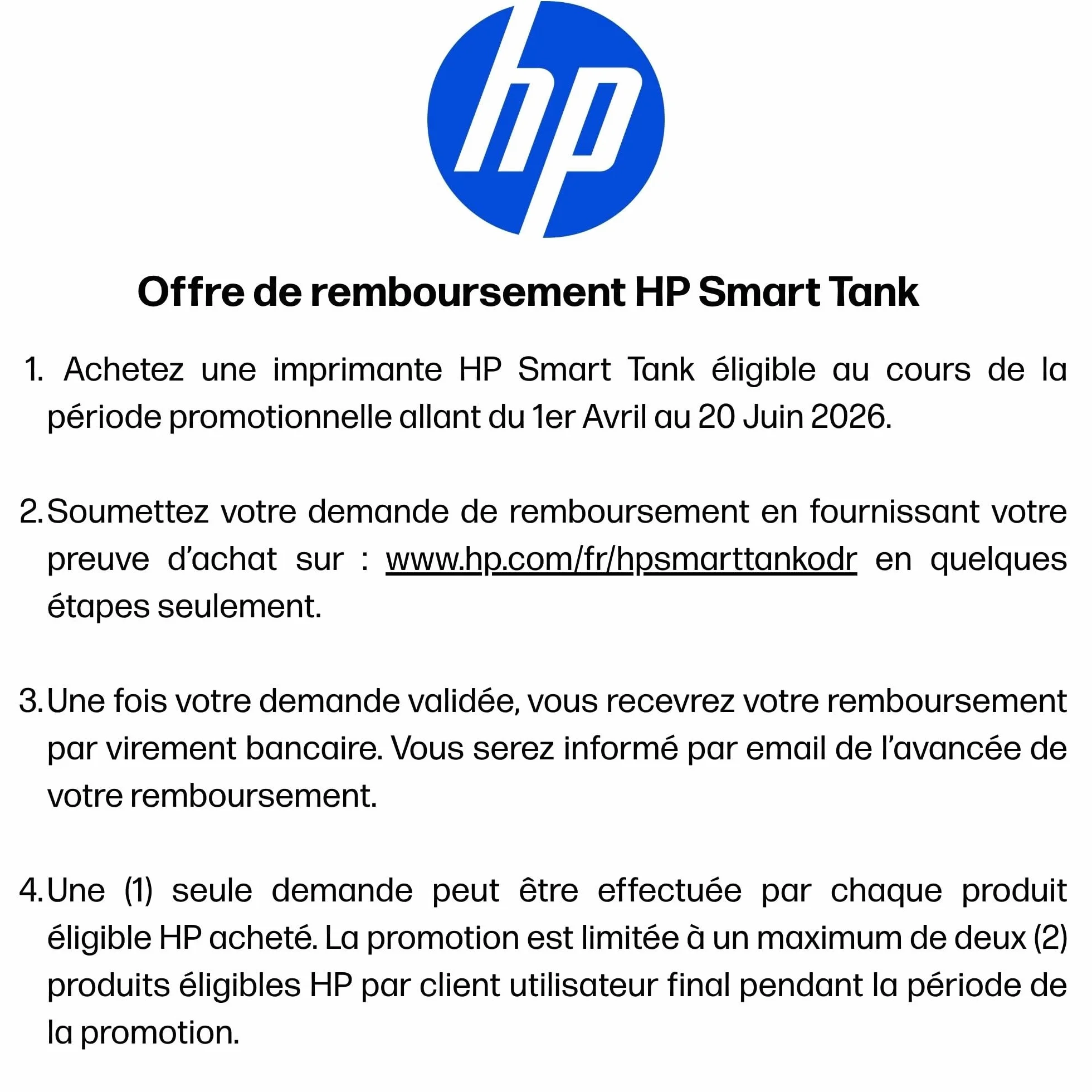 HP Smart Tank 7005 Imprimante Multifonction Couleur Réservoir Haute Capacité Recto-Verso Wi-Fi Blanche
