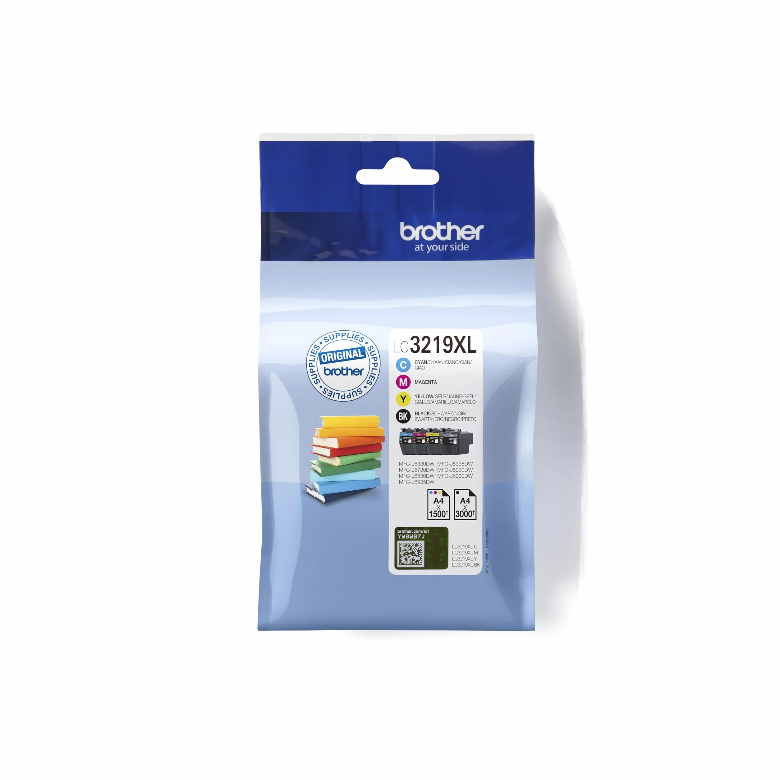 Brother LC3219XLVAL Cartouches d'encre Noir Cyan Magenta Jaune