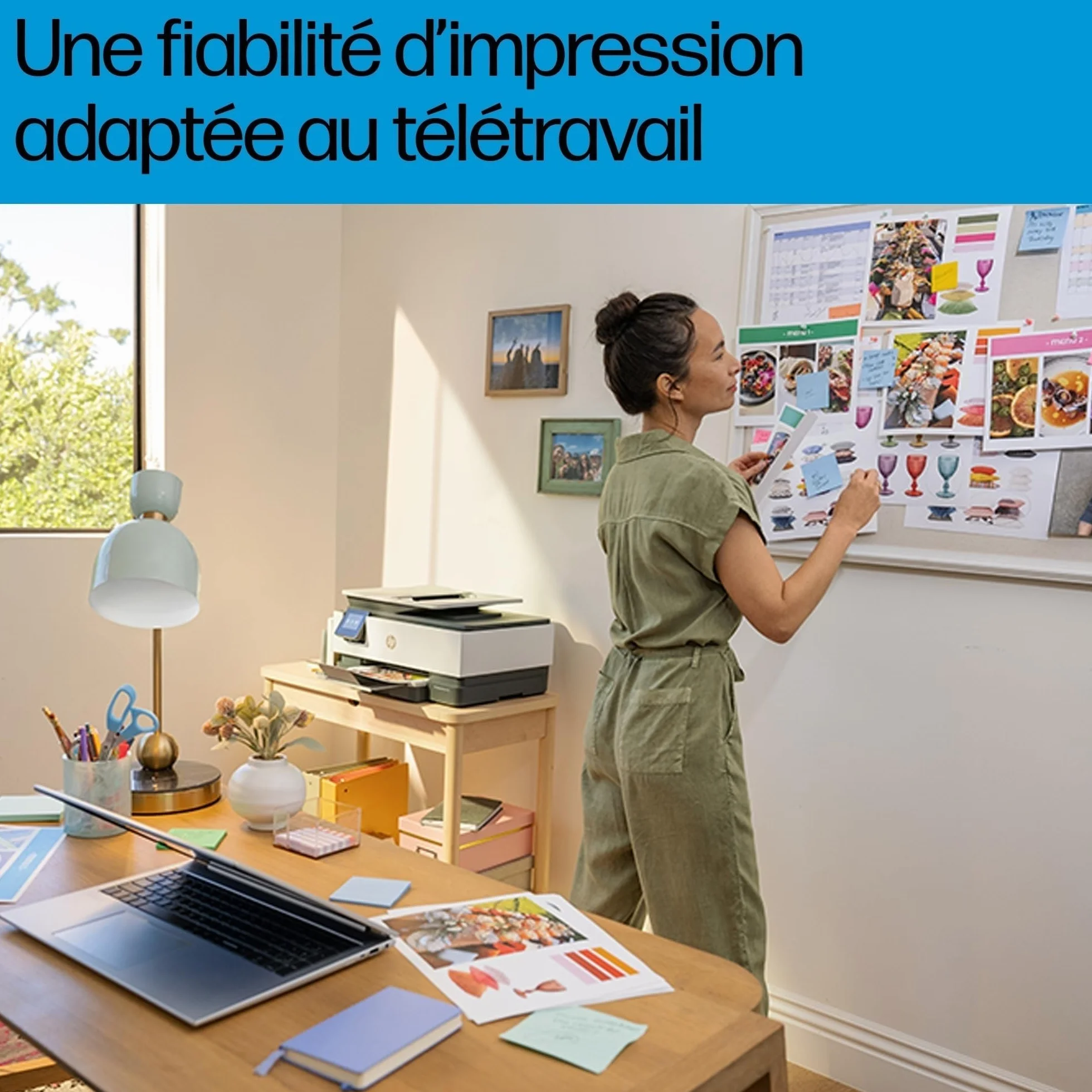 HP OfficeJet Pro 8122e Imprimante Multifonction Jet d'encre A4 Couleur Recto Verso Automatique 20 ppm Wi-Fi